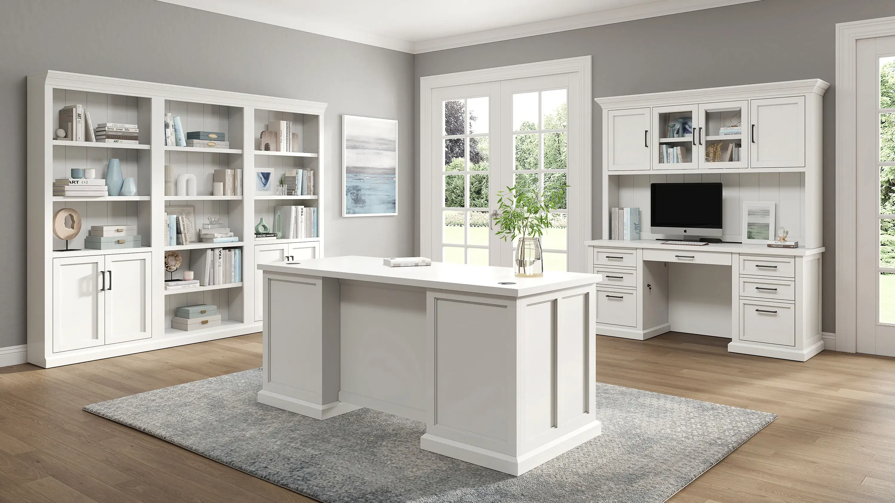 Martin Furniture Abby Credenza and Hutch - Thumbnail 2