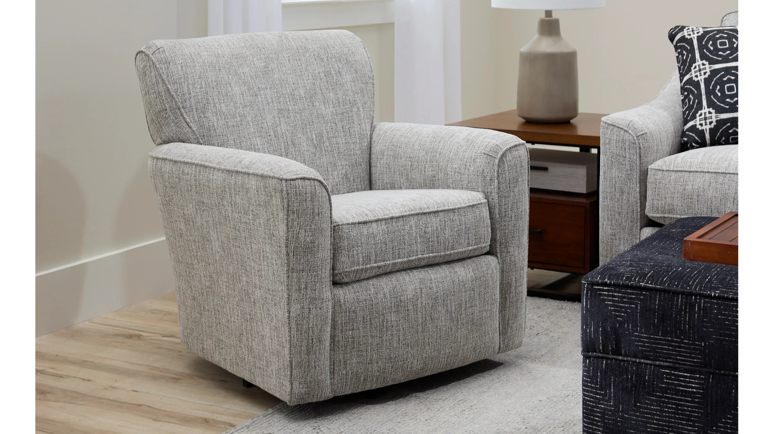 Fairhaven Swivel Chair | Raymour & Flanigan