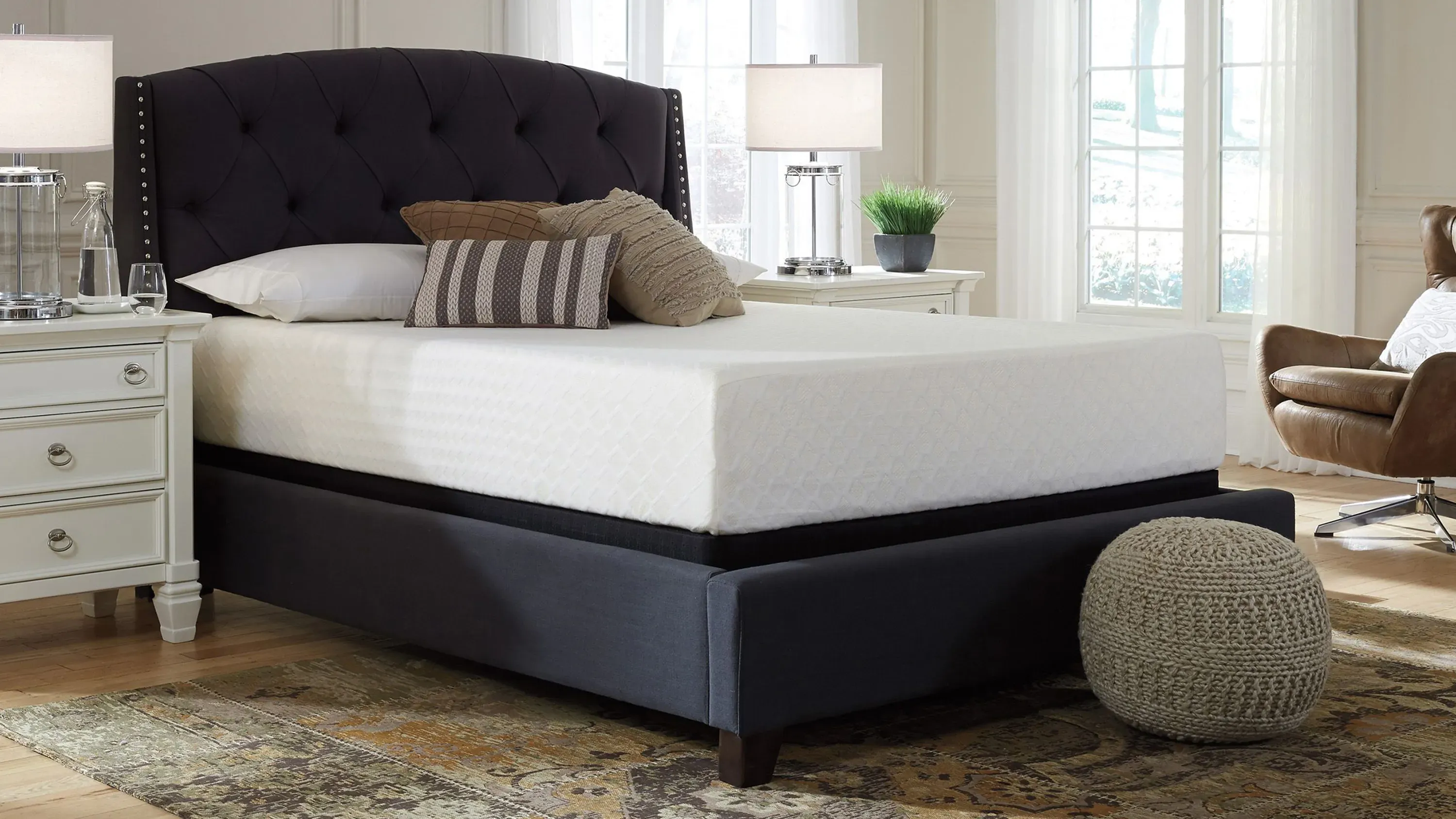 Chime 12 Inch Plush Memory Foam Mattress | Raymour & Flanigan