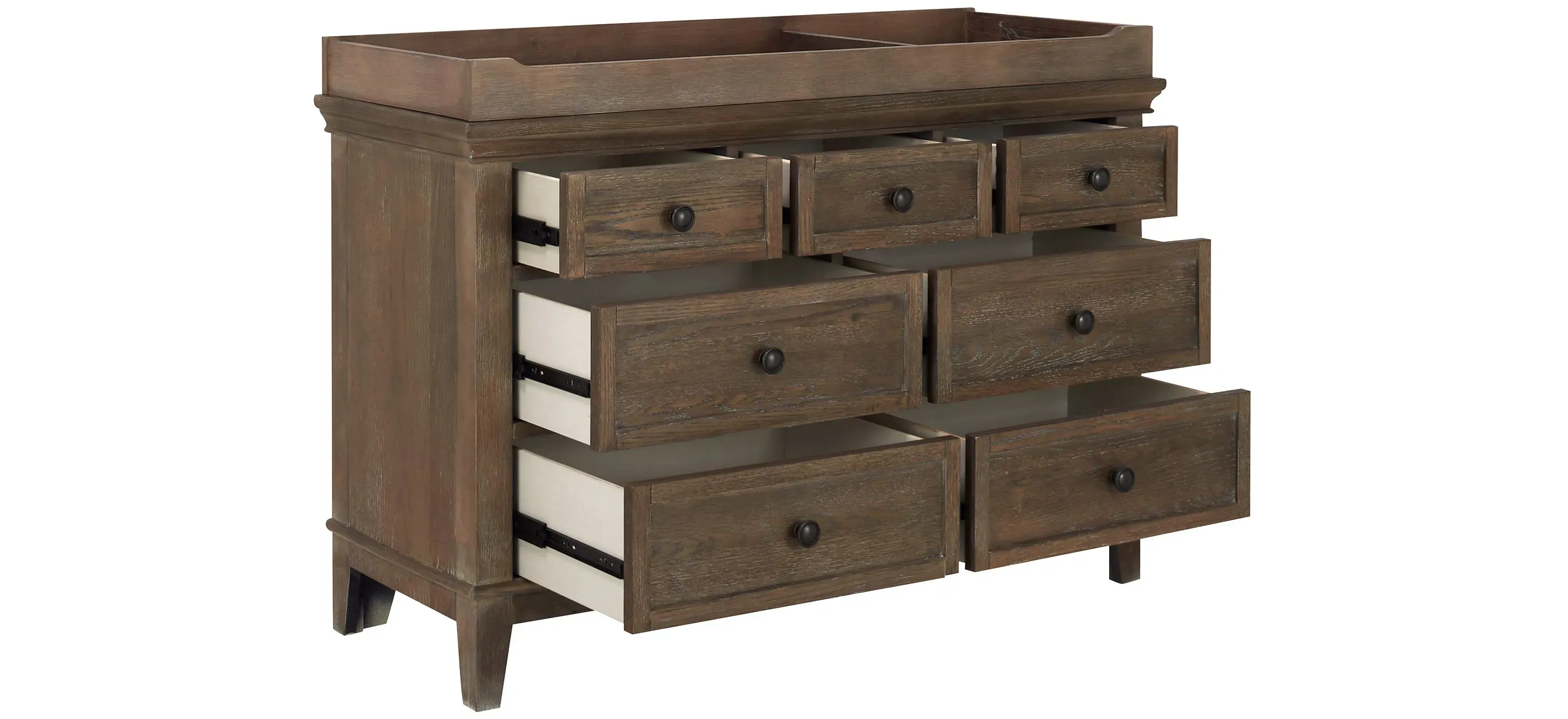 Rustic changing table dresser sales