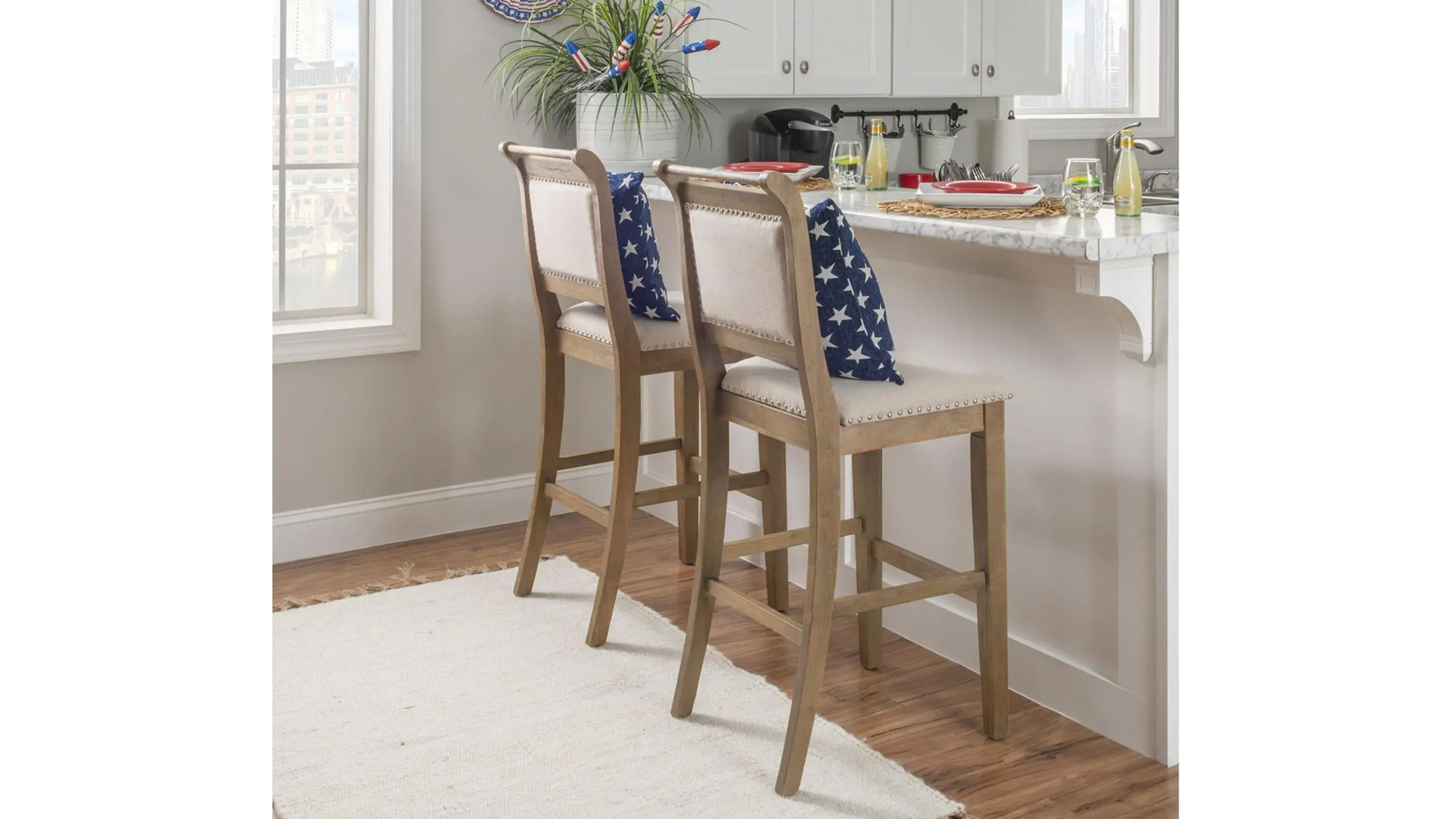 Emmy Bar Stool | Raymour &amp; Flanigan
