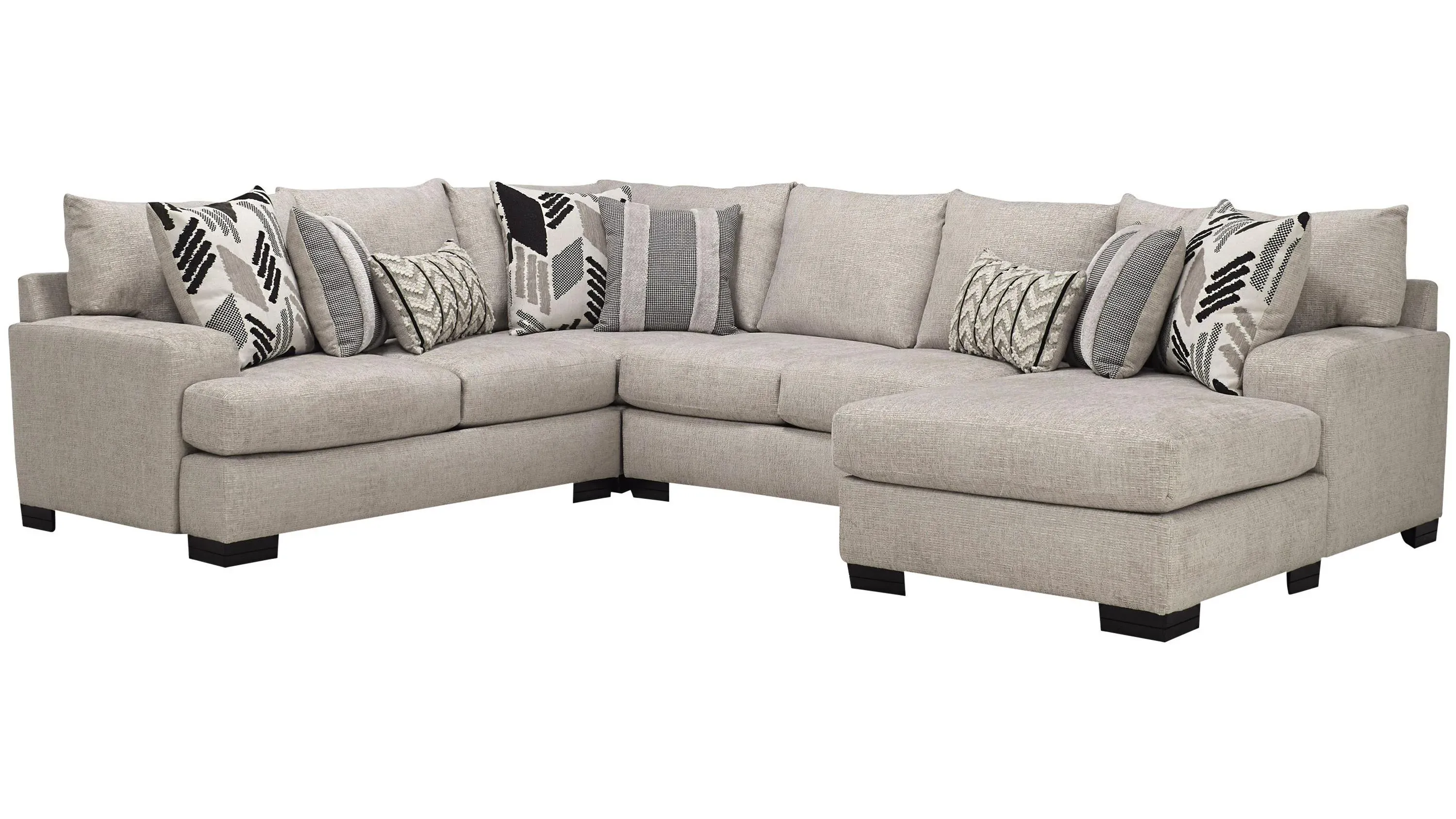 美品 Kearny flanagan Wilkinson 4-pc. Sectional Sofa | Raymour & Flanigan