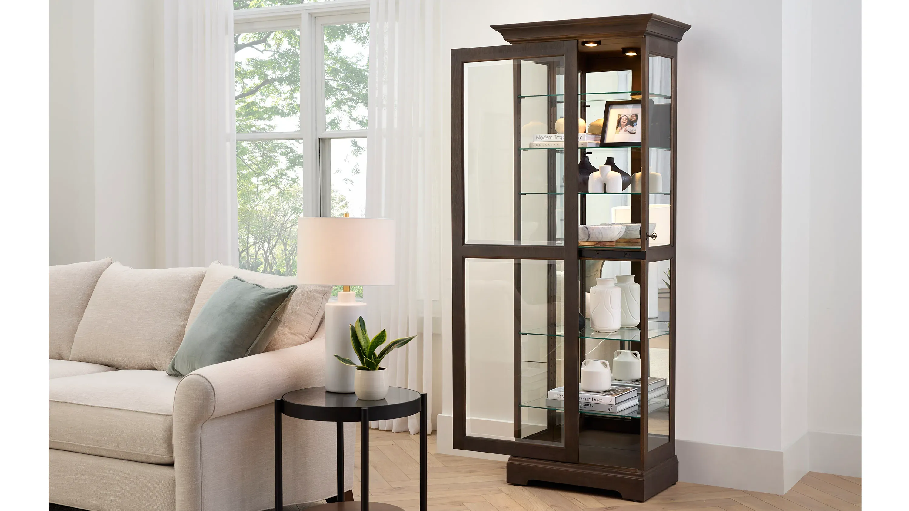 Matty Curio Cabinet | Raymour & Flanigan