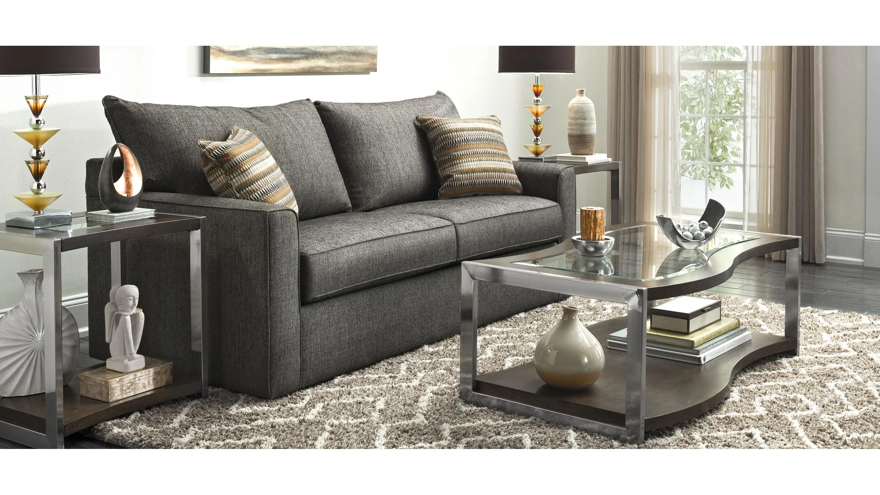 Trayce Chenille Queen Sleeper Sofa