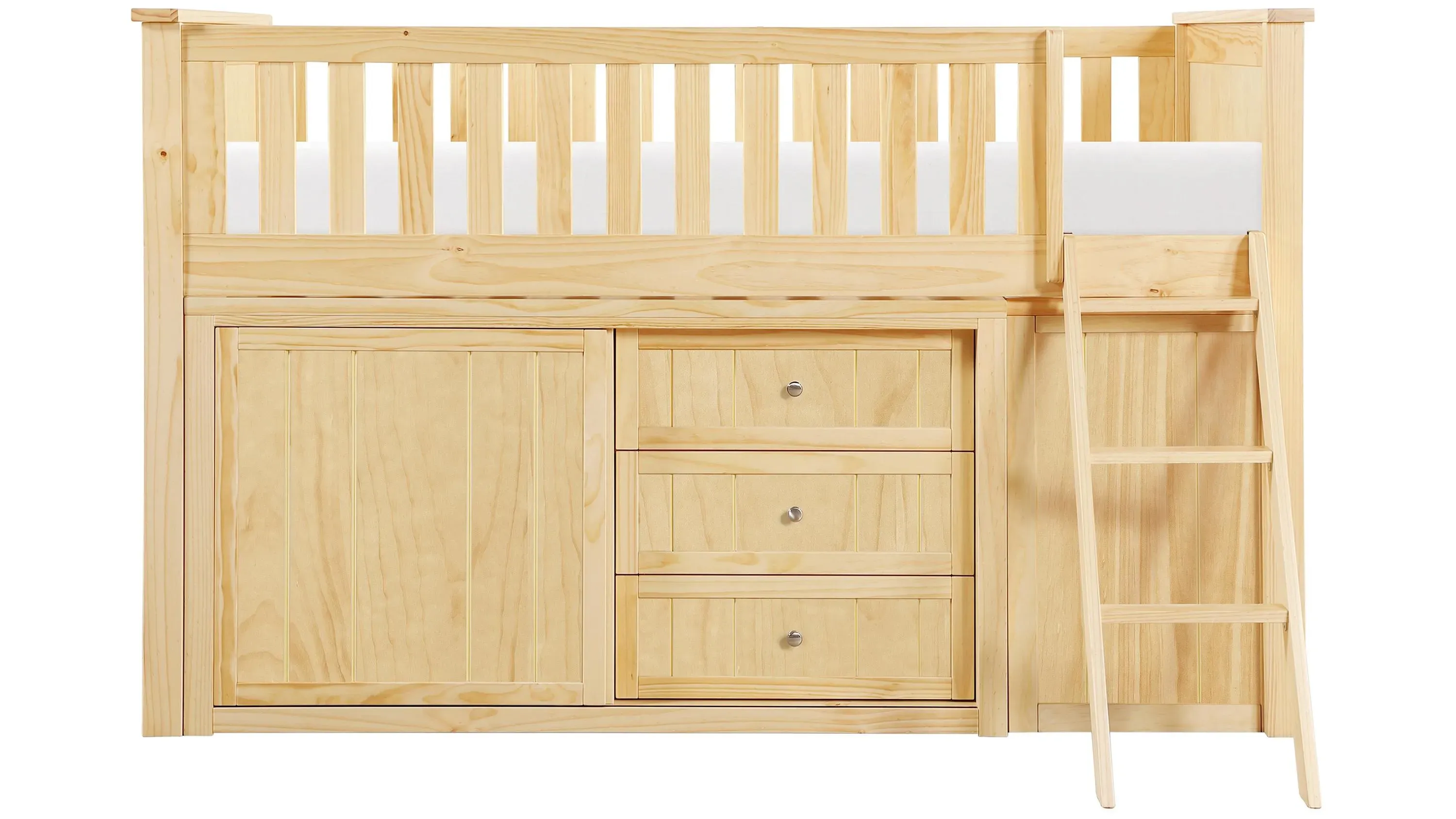 white christmas dresses Twin Mid Loft Bed with Stairs and 2 Dressers – Maxtrix Kids