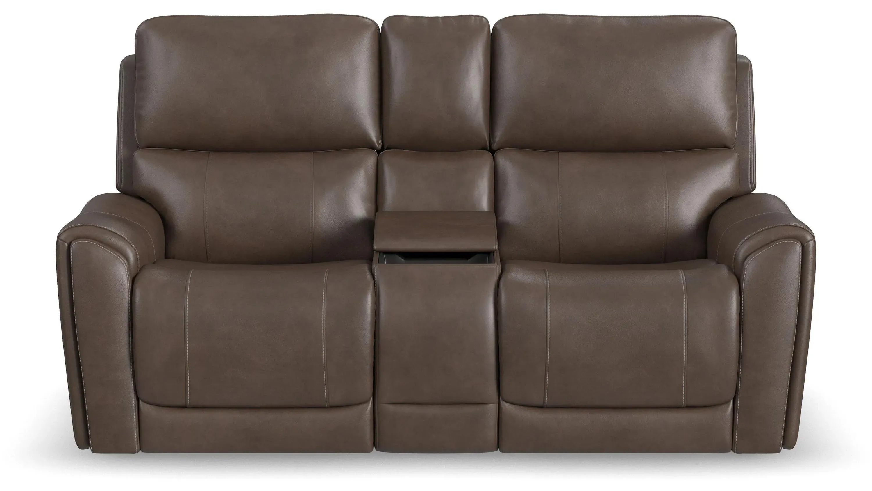 Calvin Triple Power Console Loveseat | Raymour & Flanigan