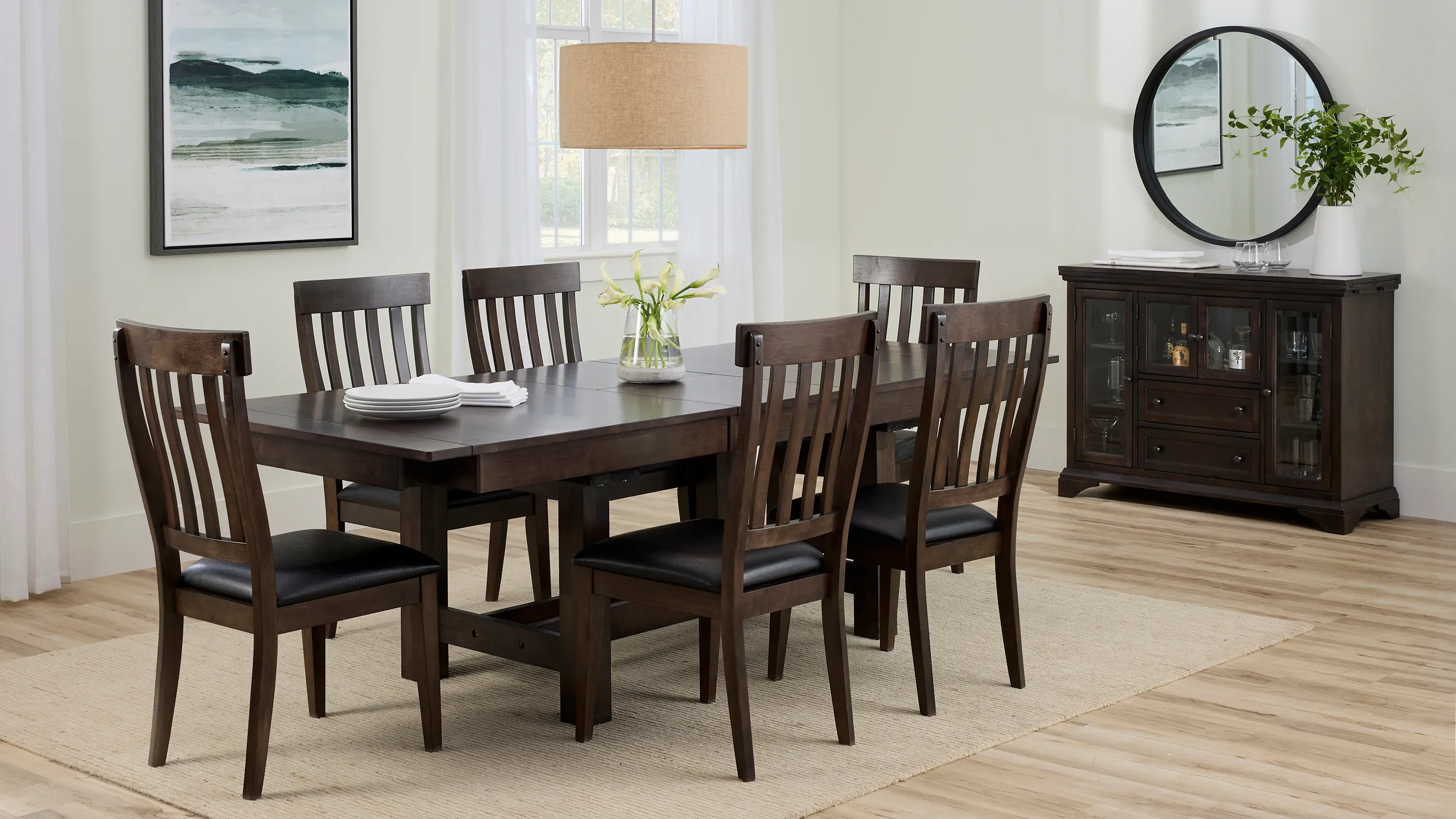 Mirabelle 7-pc. Dining Set | Raymour & Flanigan