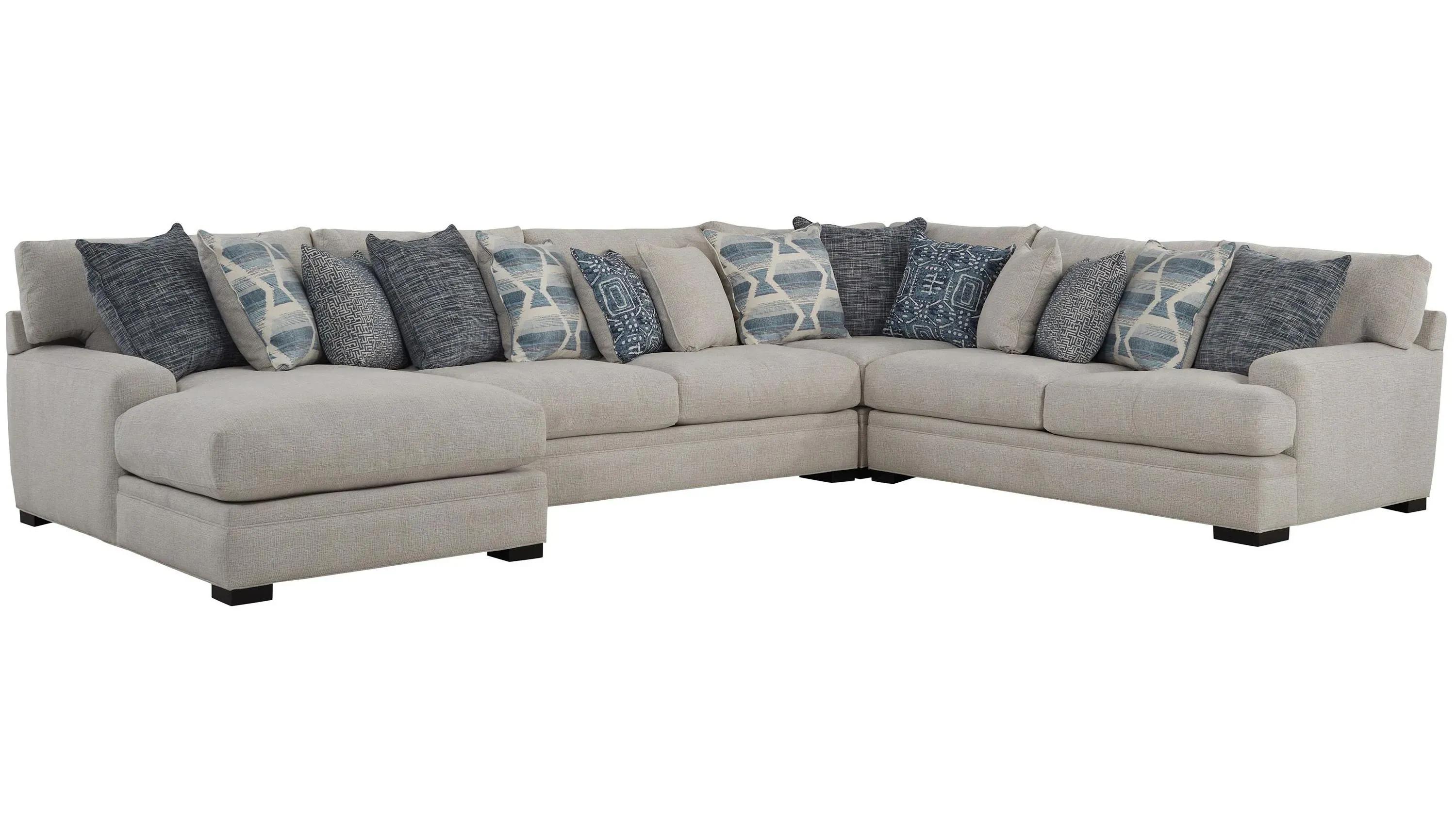 Bayside 4-pc. Microfiber Sectional | Raymour & Flanigan