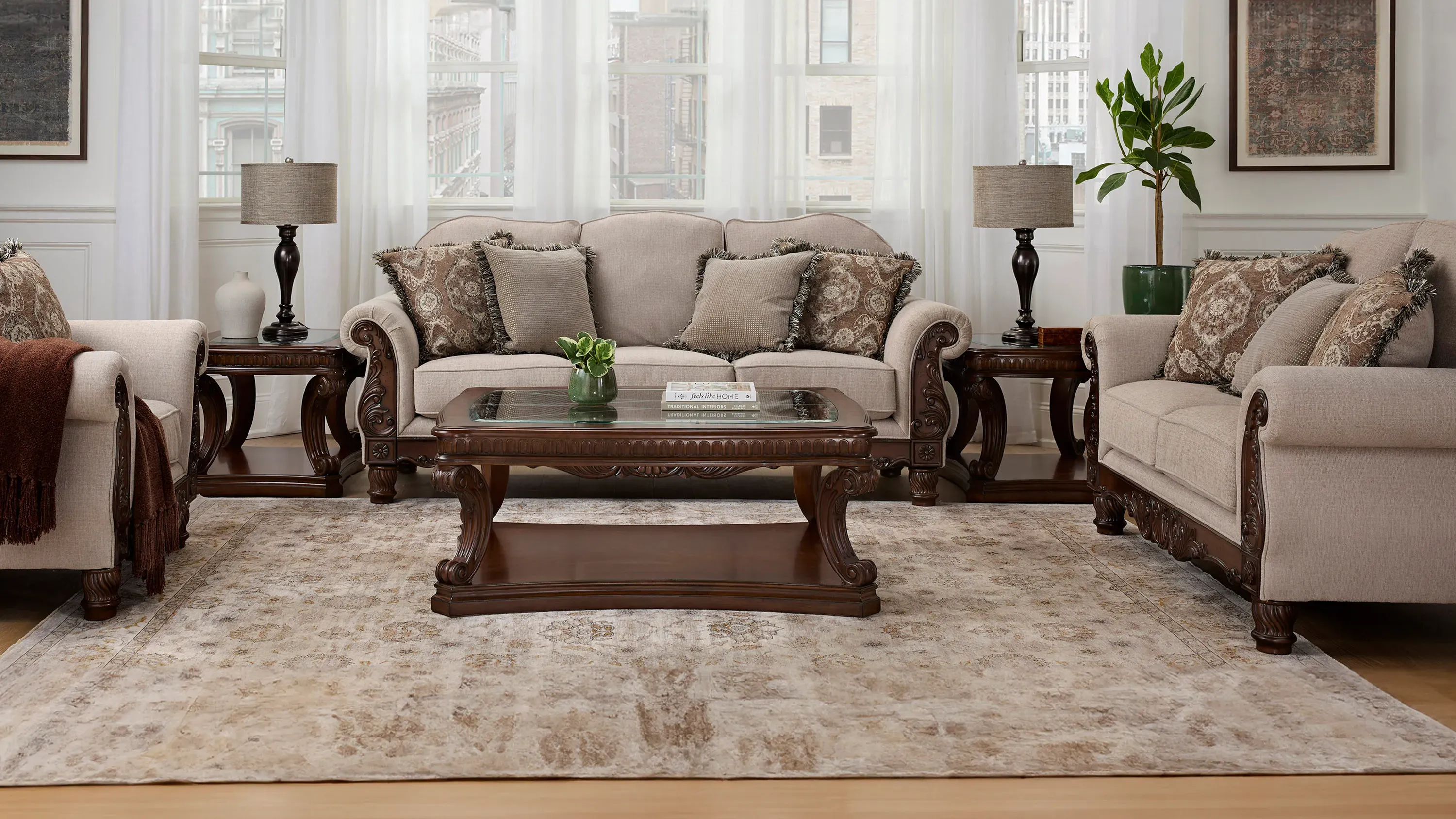 Raymour and flanigan living room table sets discount