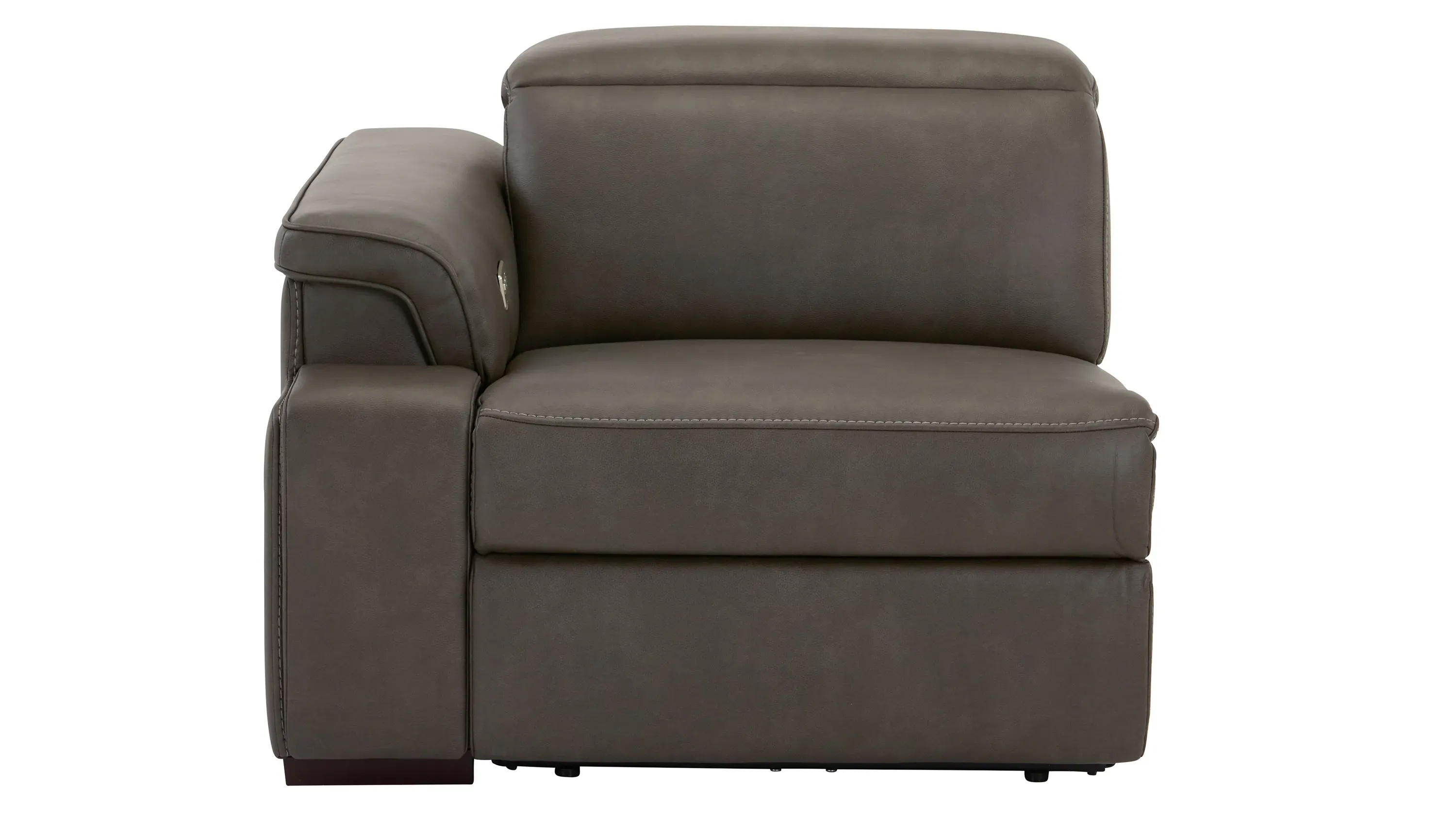 Orion Left Arm Facing Dual Power Recliner w/ Speaker Headrest