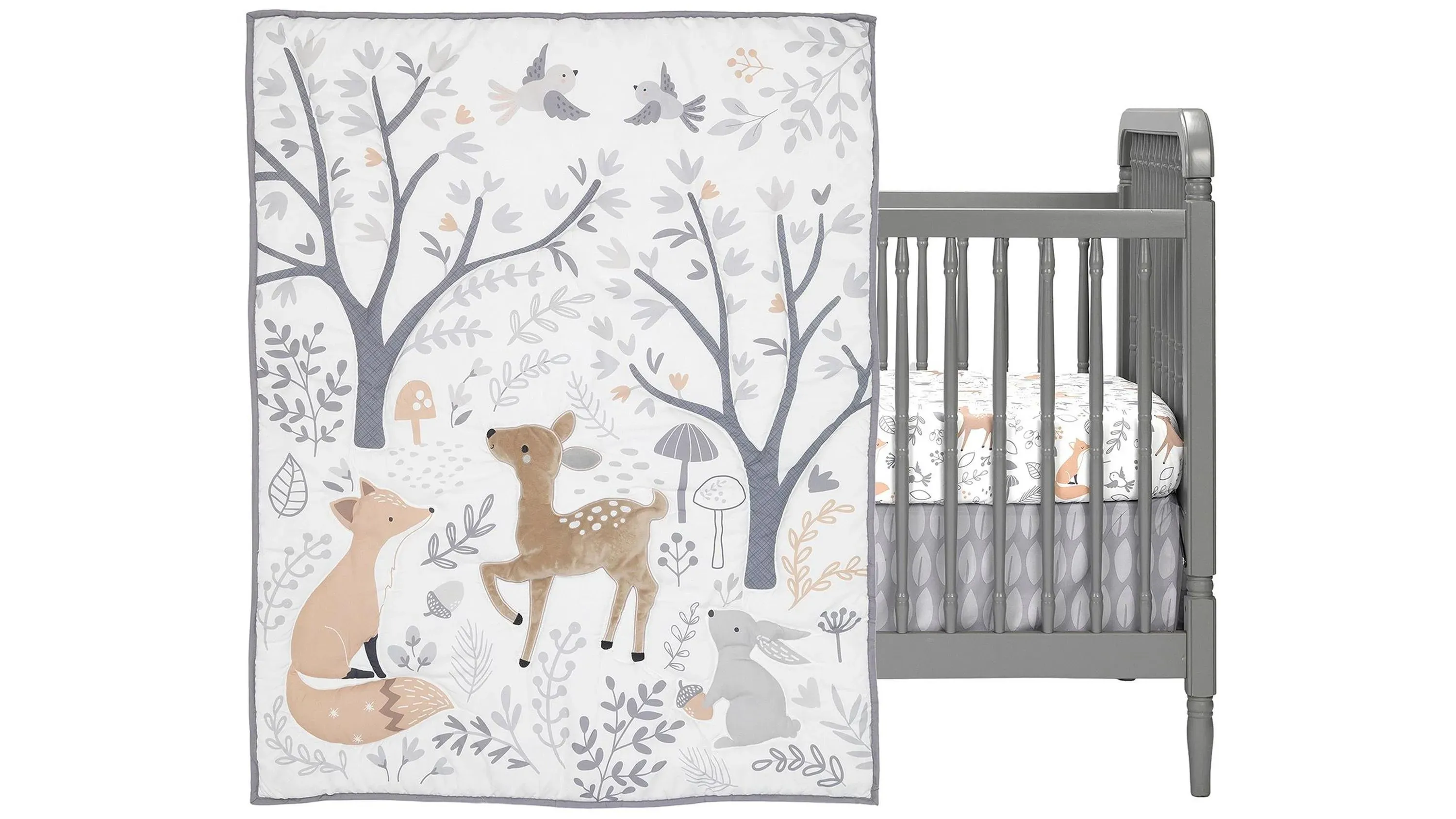 Deer Park 3 Piece Crib Bedding Set Raymour Flanigan