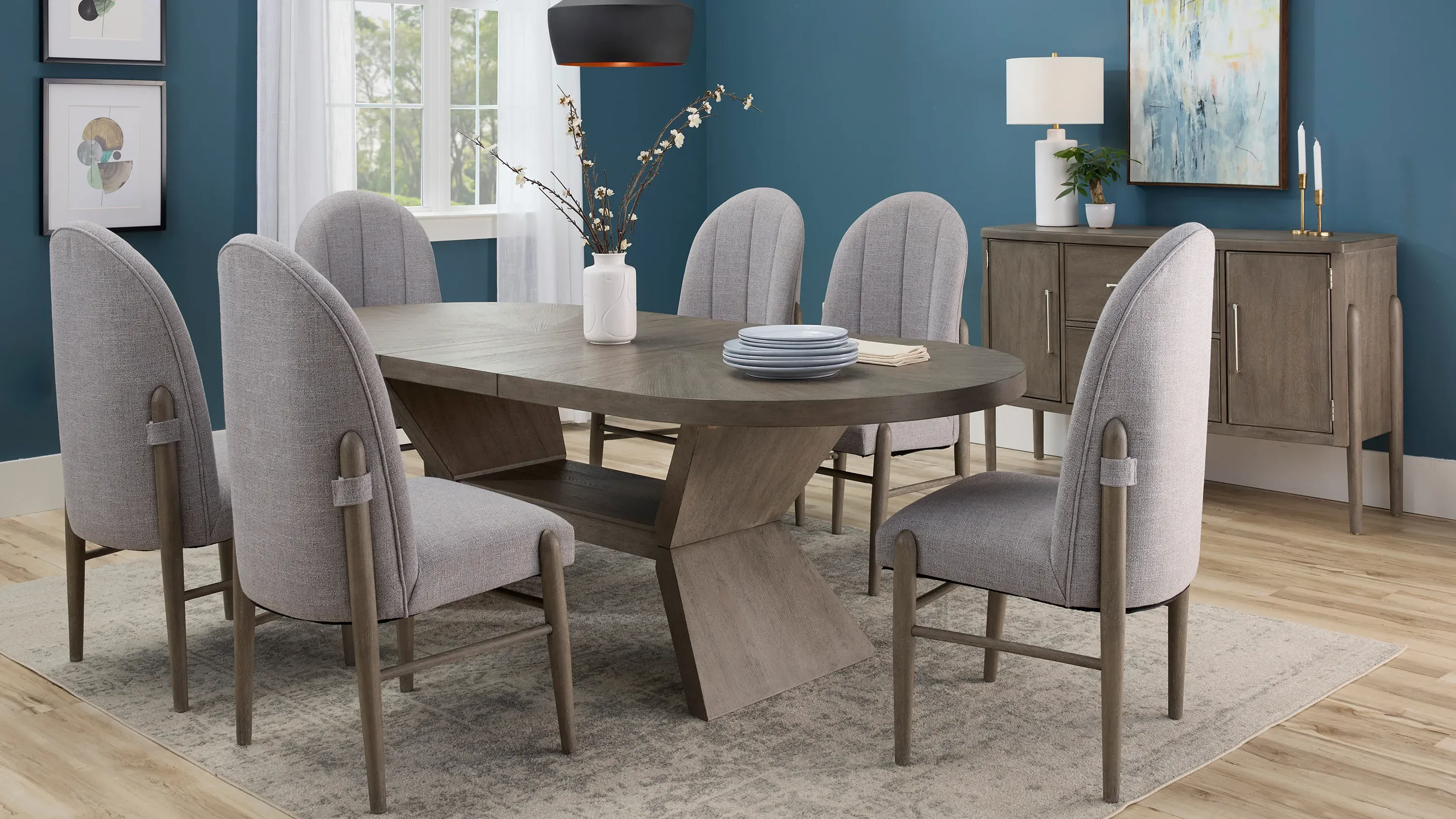 Aldo 7-pc. Dining Set | Raymour & Flanigan