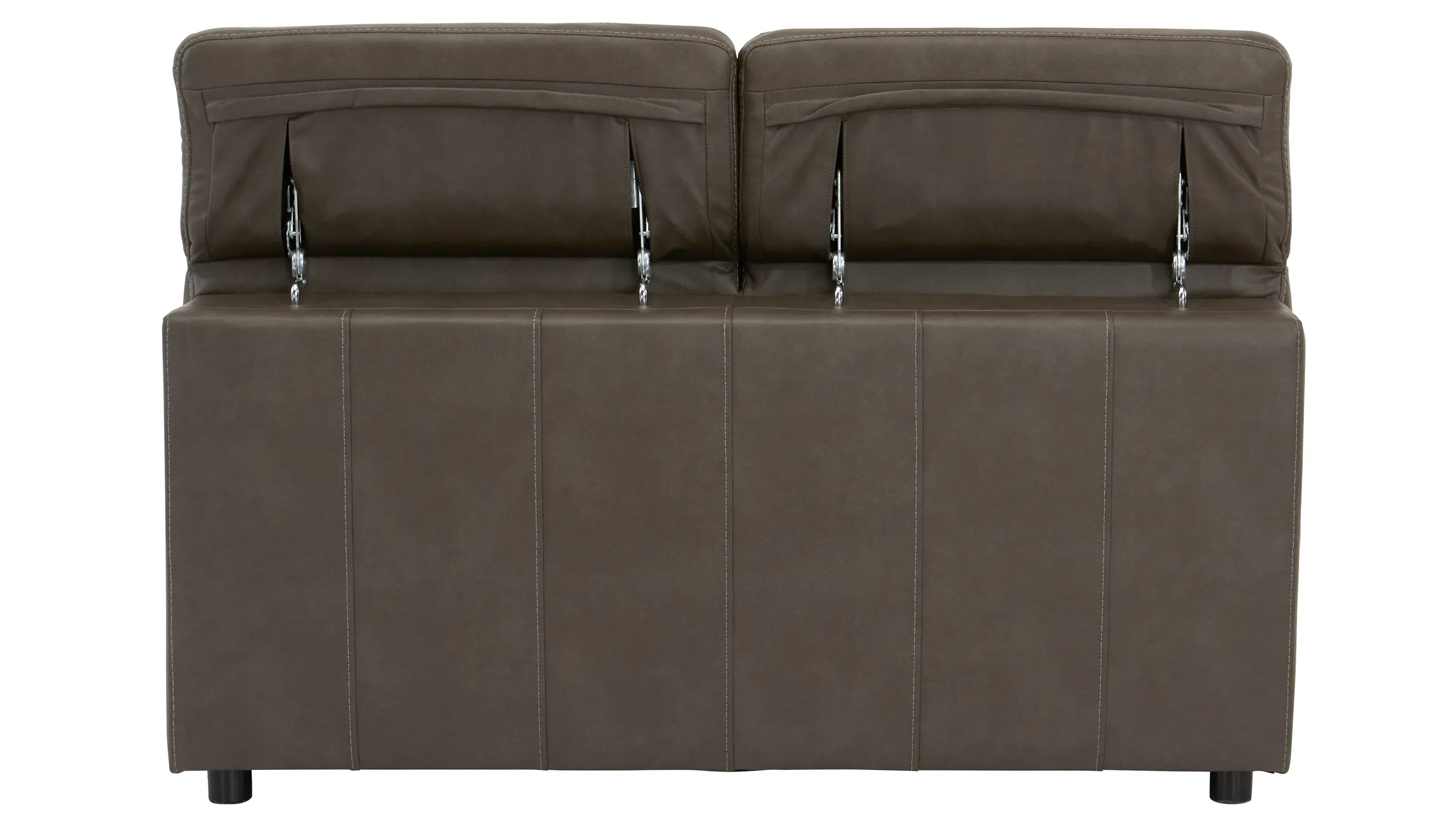 Orion Armless Loveseat w/Pop Up Sleeper and Speaker Headrest