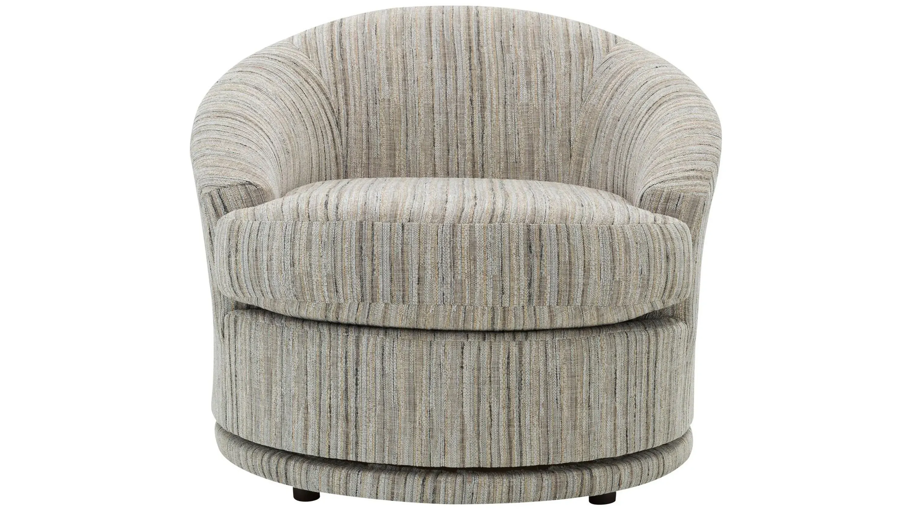 Sofia Gray Swivel Accent Chair - Contemporary Comfort