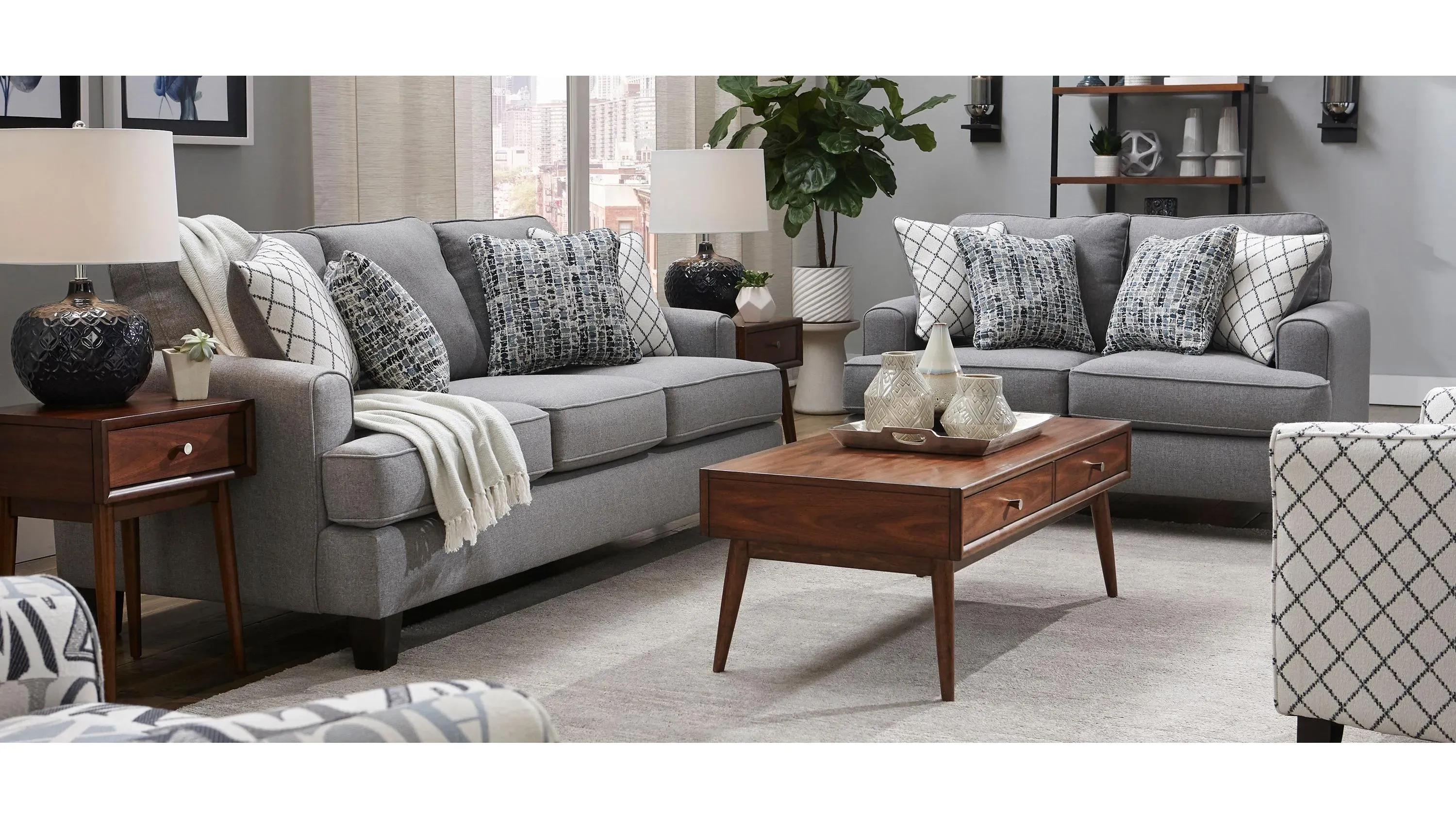 Alphie Sofa in Macarena Cadet by Fusion Furniture