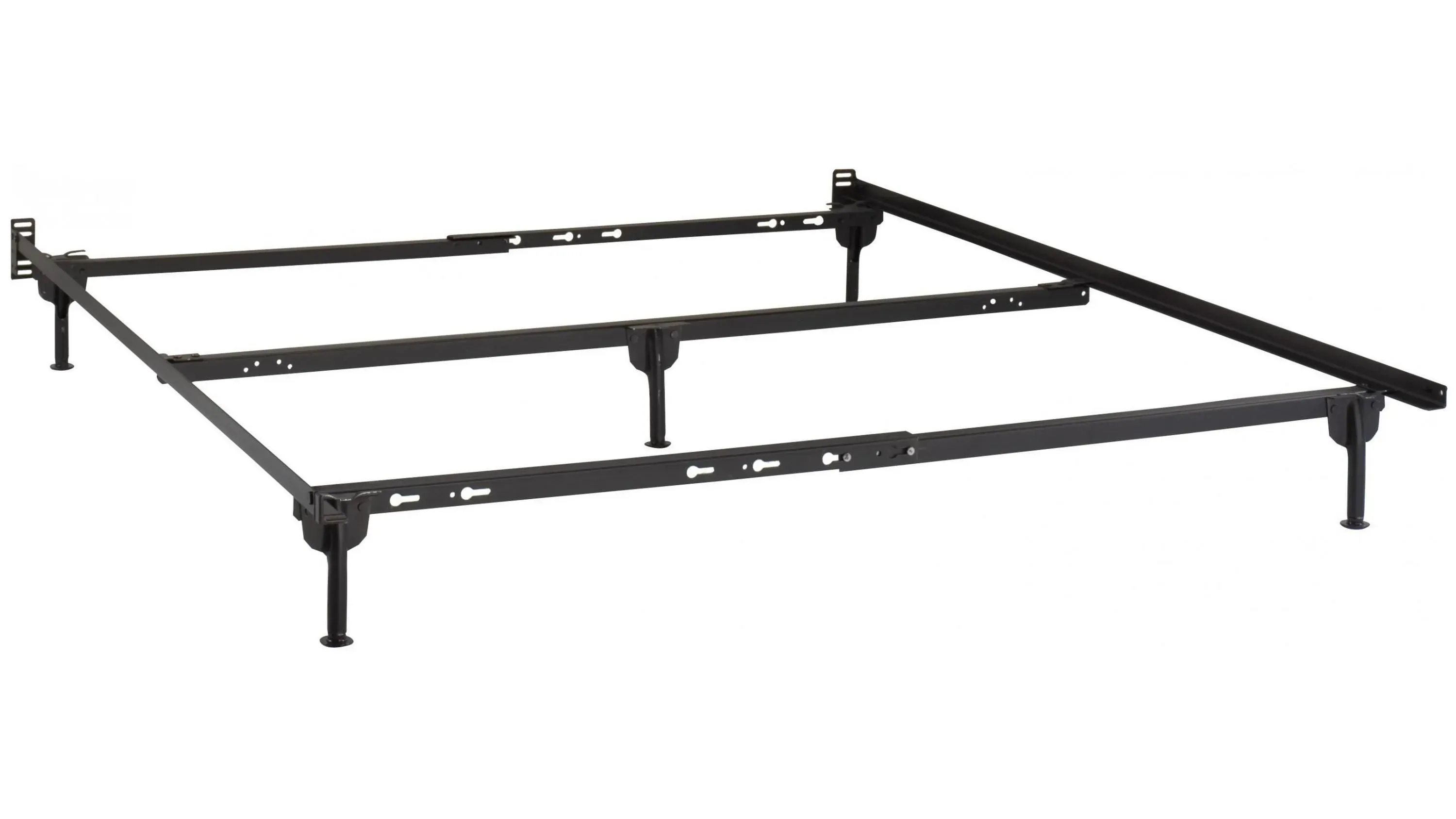 Adjustable Bed Frame w/ Glides - Twin/Full/Queen