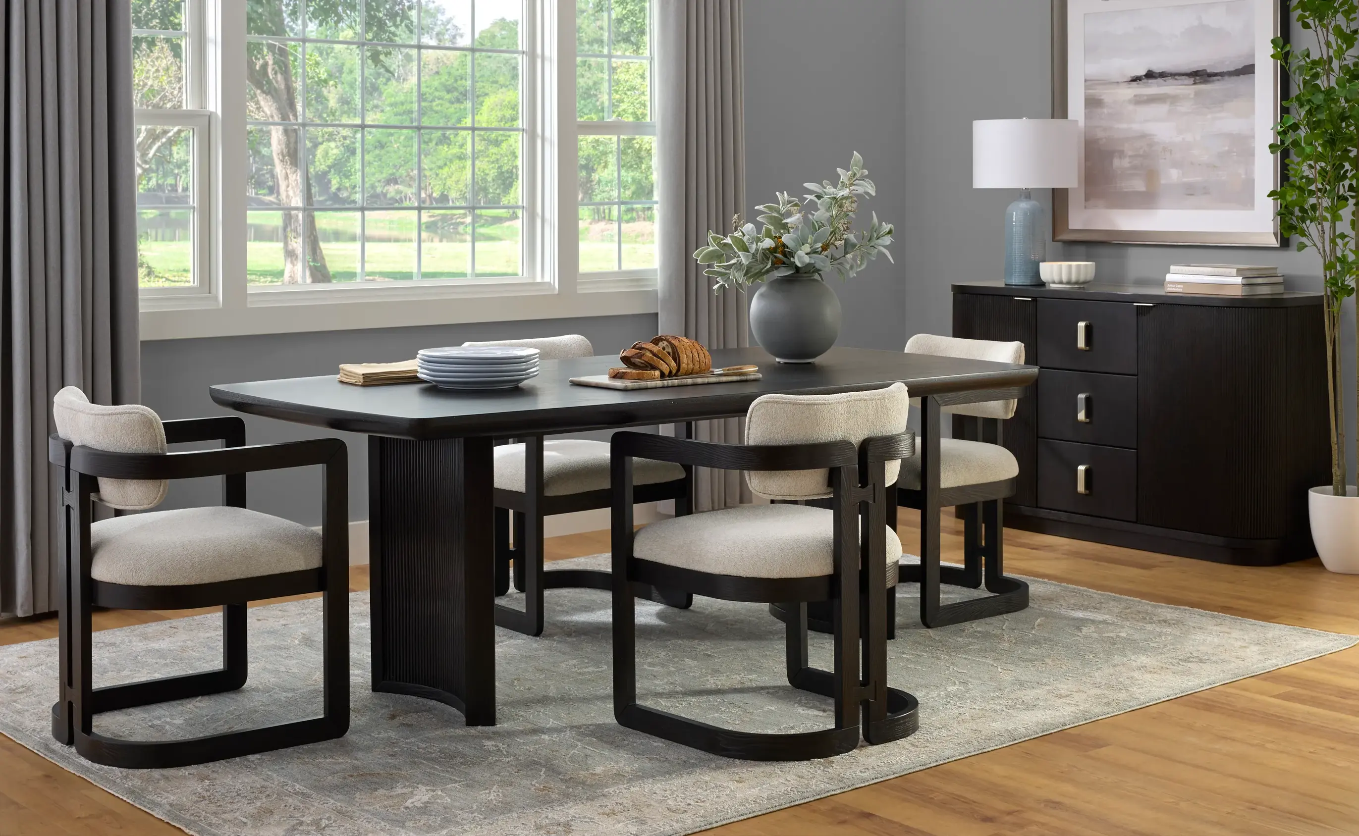 Najarian Furniture Hawthorne Barrel Arm Chair