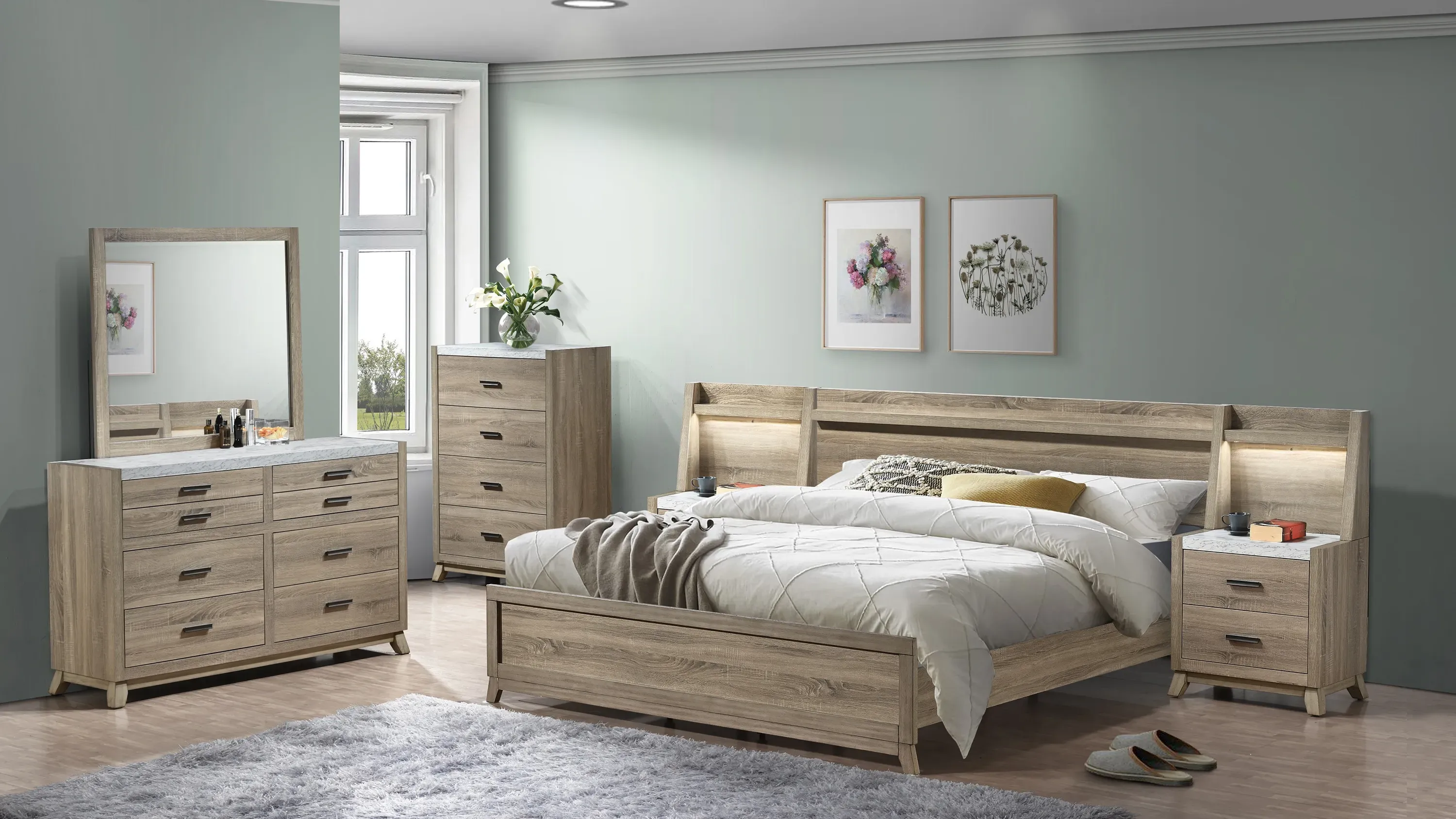 Tilston 6-pc. Bedroom Set | Raymour & Flanigan