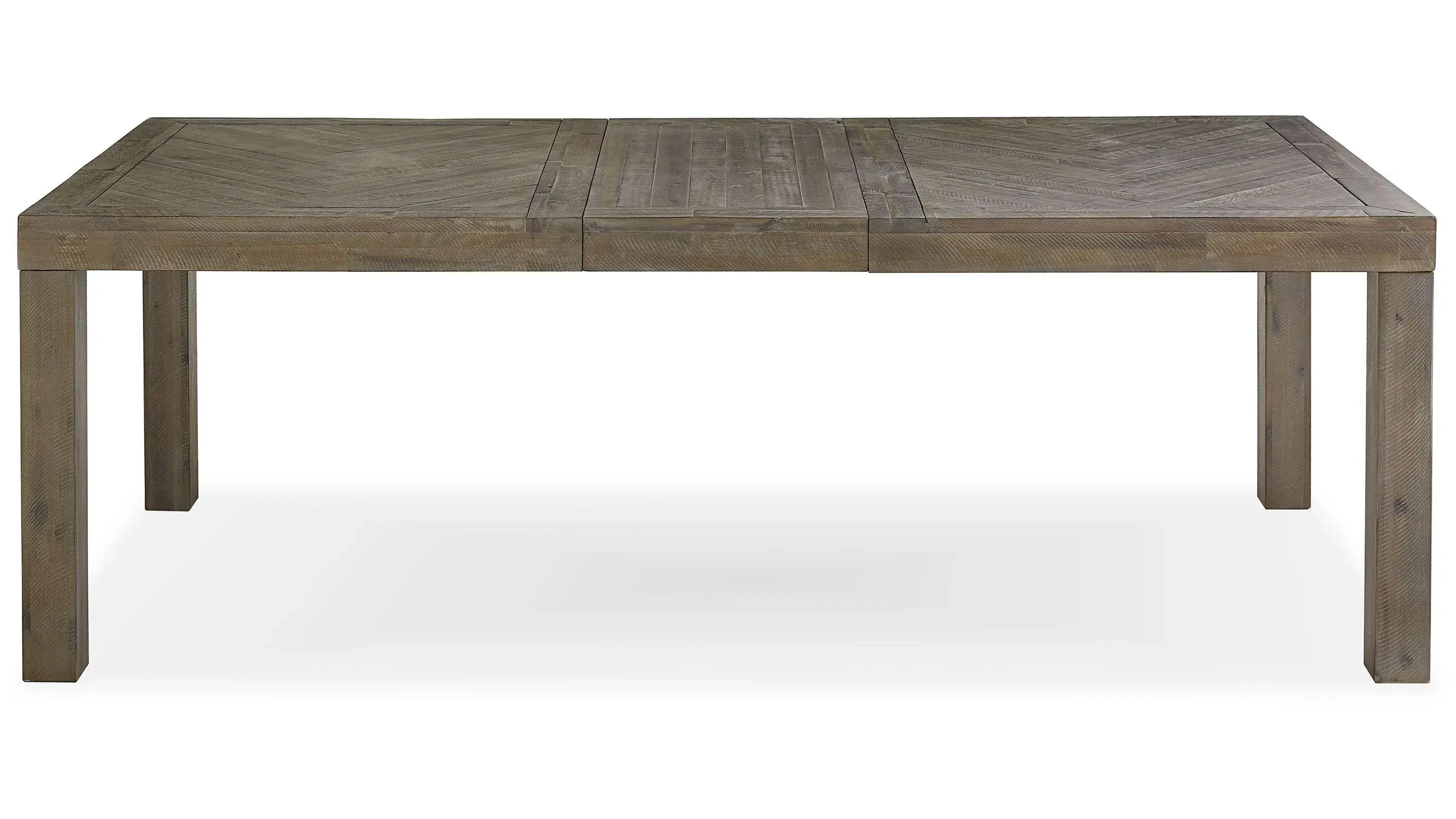 Herringbone Dining Table w/ Leaf - Thumbnail 2