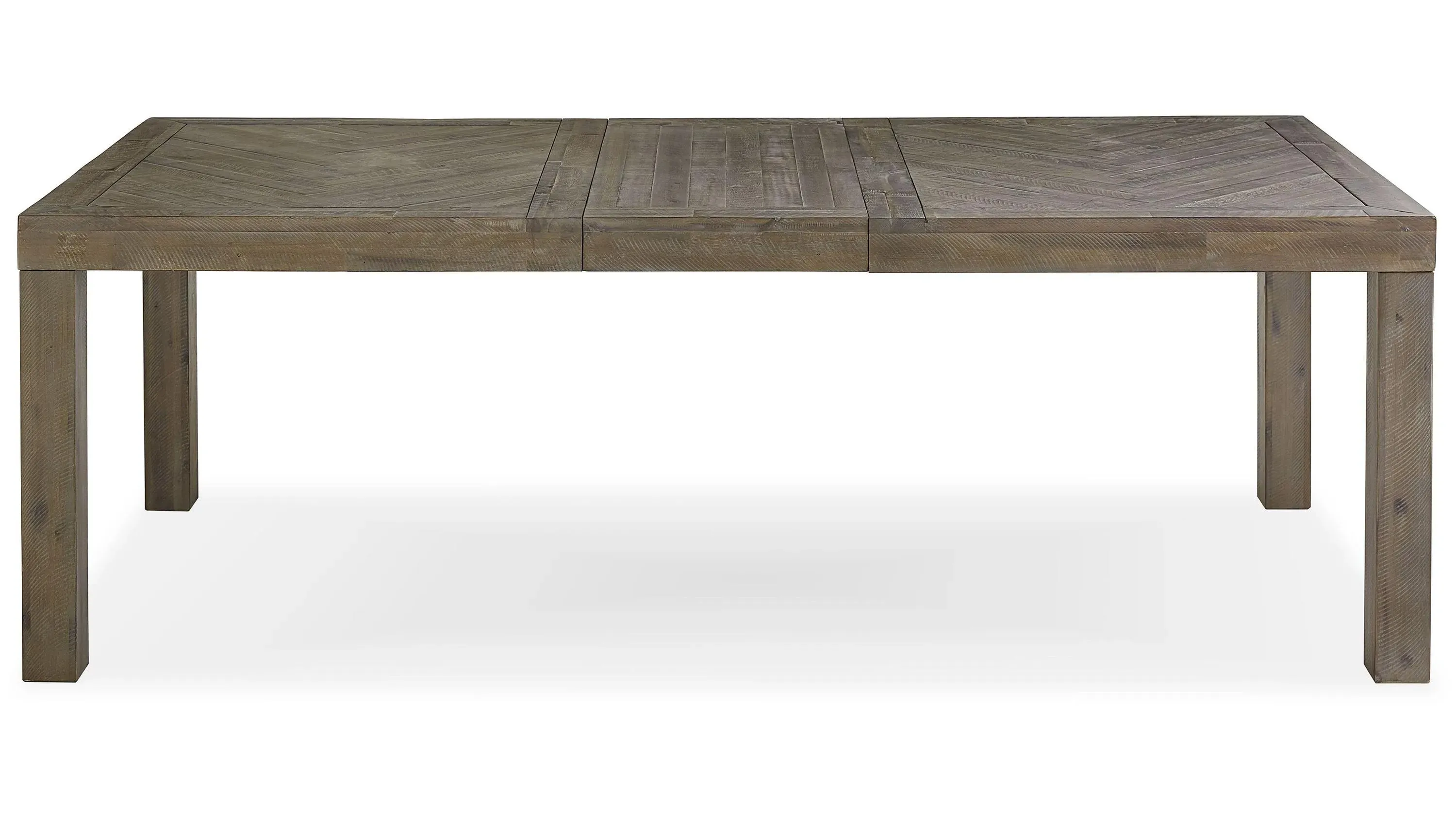 【LIFE FURNITURE 】HERRINGBONE TABLE Herringbone Dining Table w/ Leaf | Raymour & Flanigan