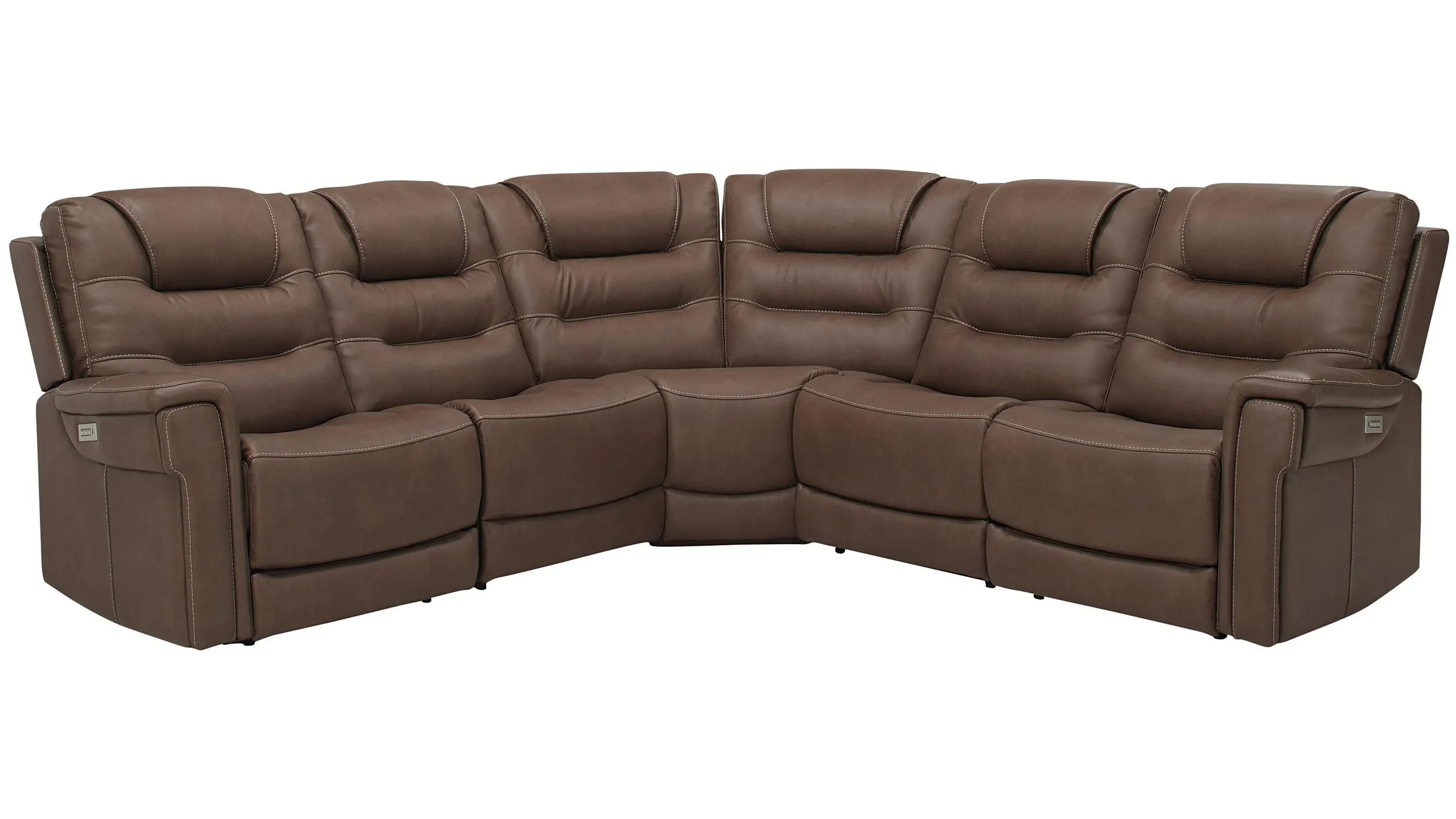 Danbury 5-pc. Power Sectional w/ Power Headrest and Lumbar Support
