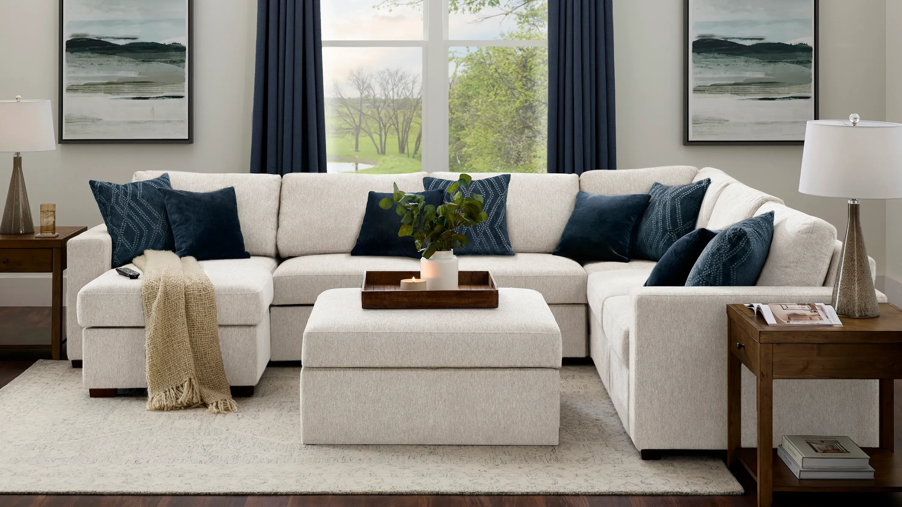 Juniper 5-pc. Reversible Sectional
