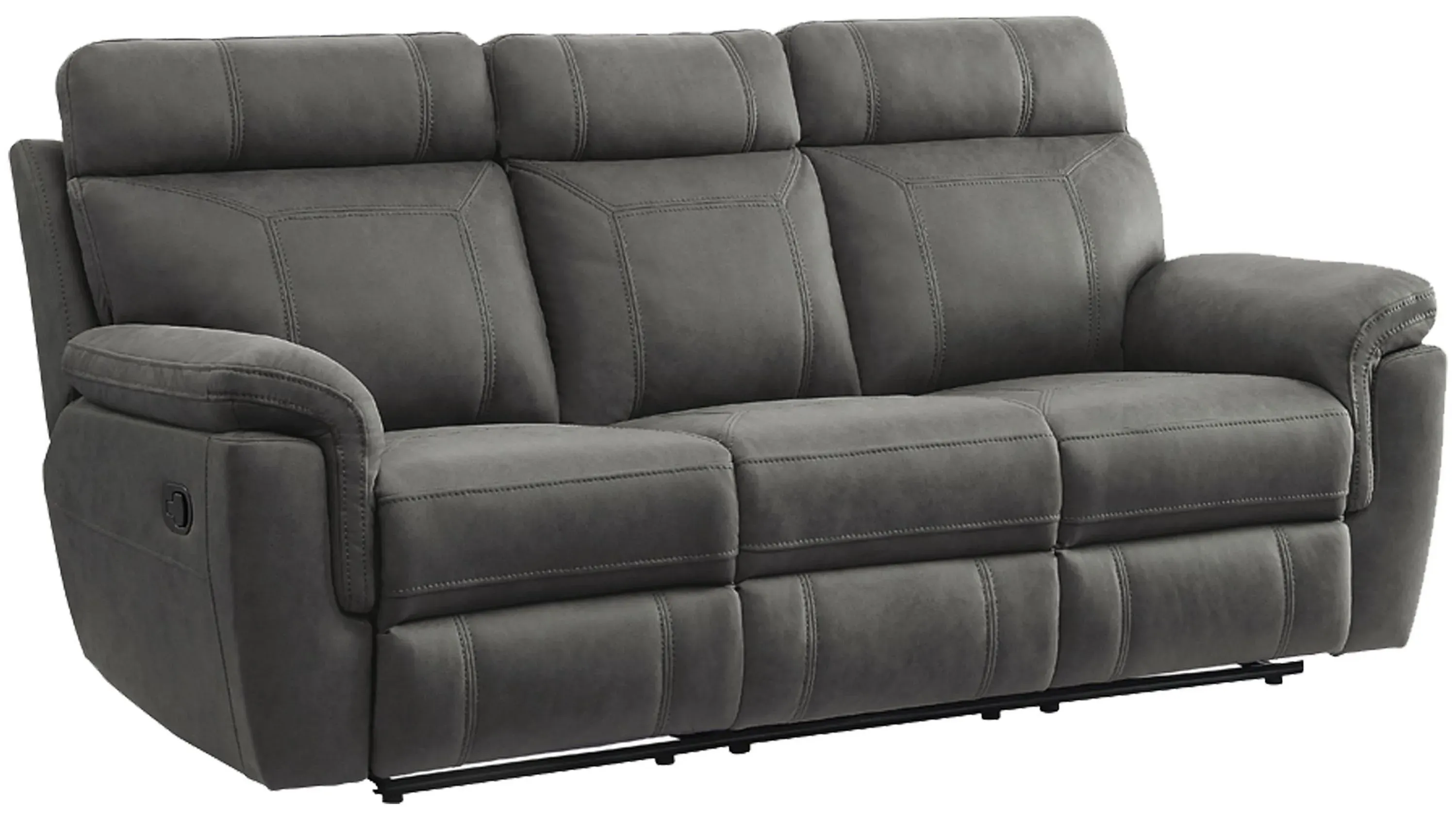 Walter Double Reclining Sofa With Drop-Down Cup Holders