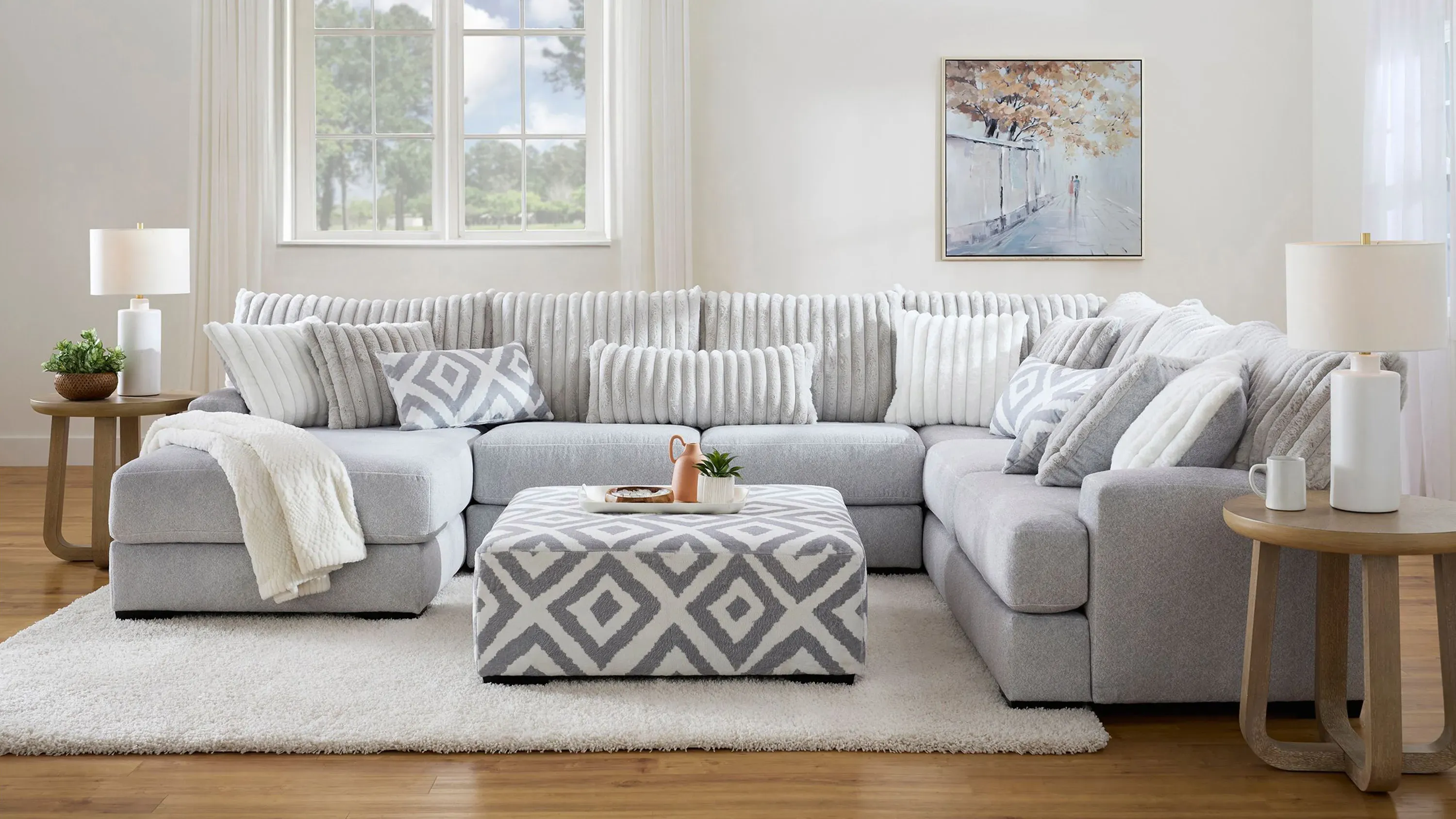 Mondo Right Arm Facing Sofa w/Return | Raymour & Flanigan