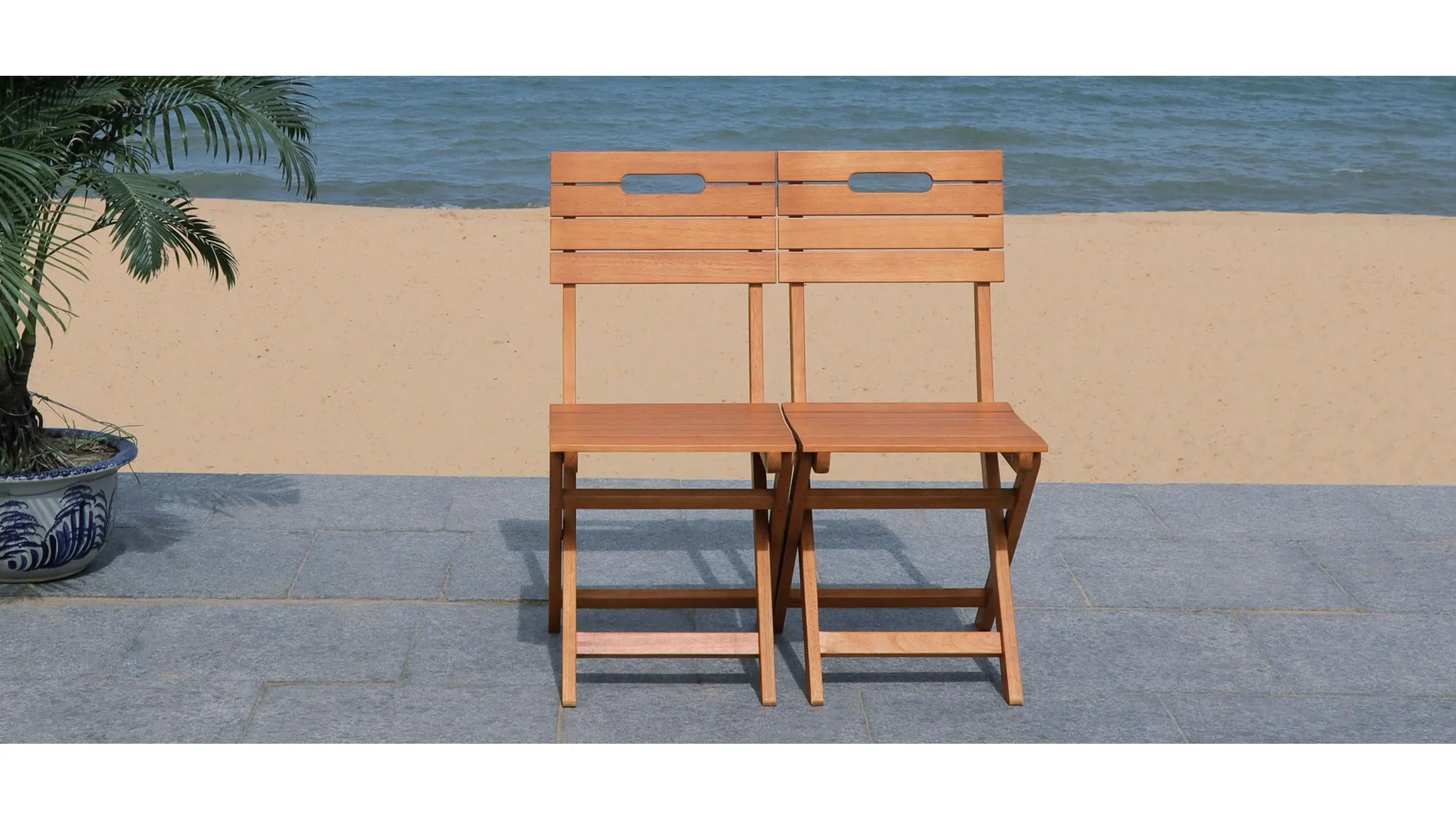 Acra Outdoor Folding Chairs | Raymour & Flanigan