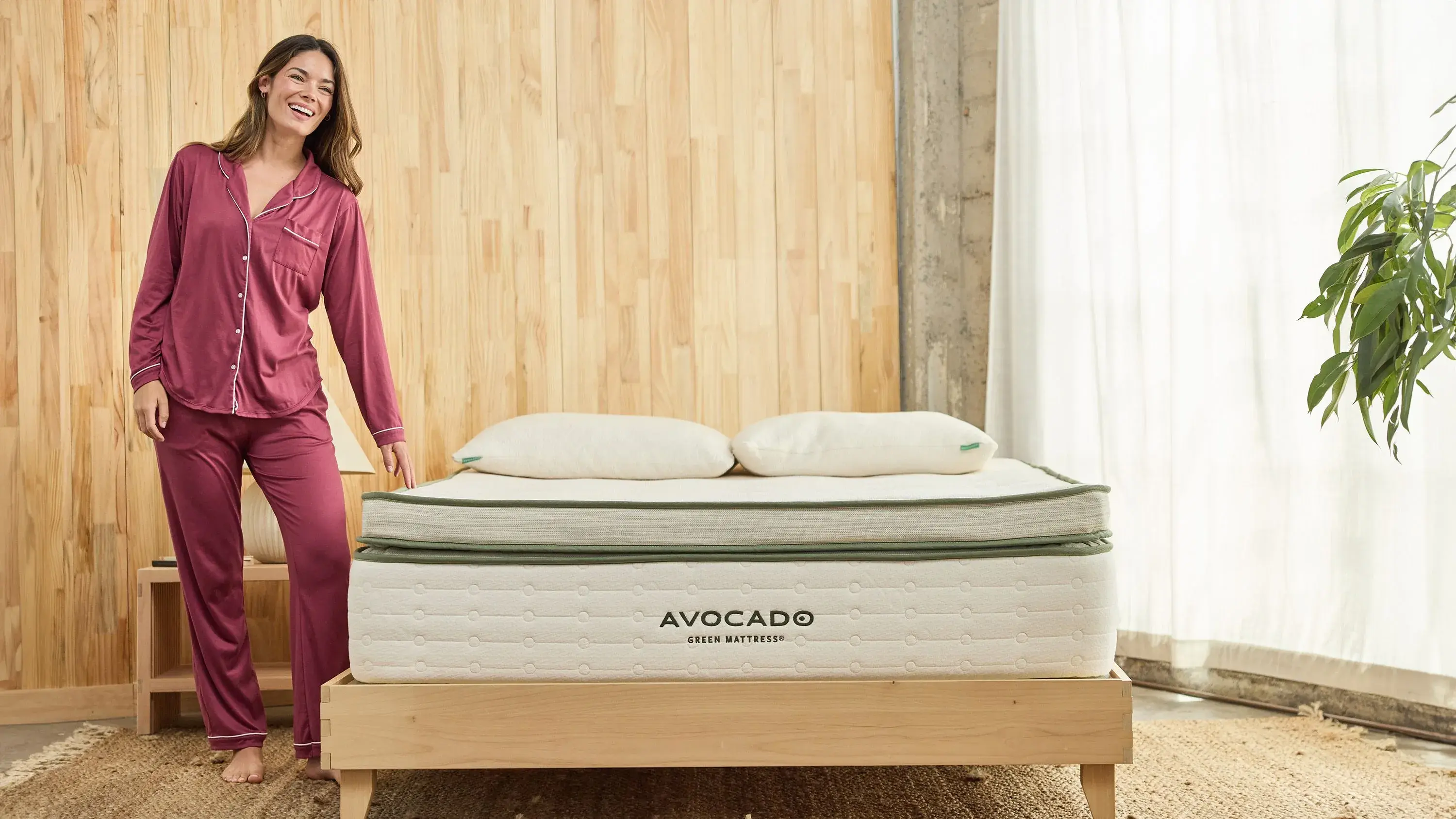 Avocado Green Mattress BoxTop Plush - Thumbnail 4