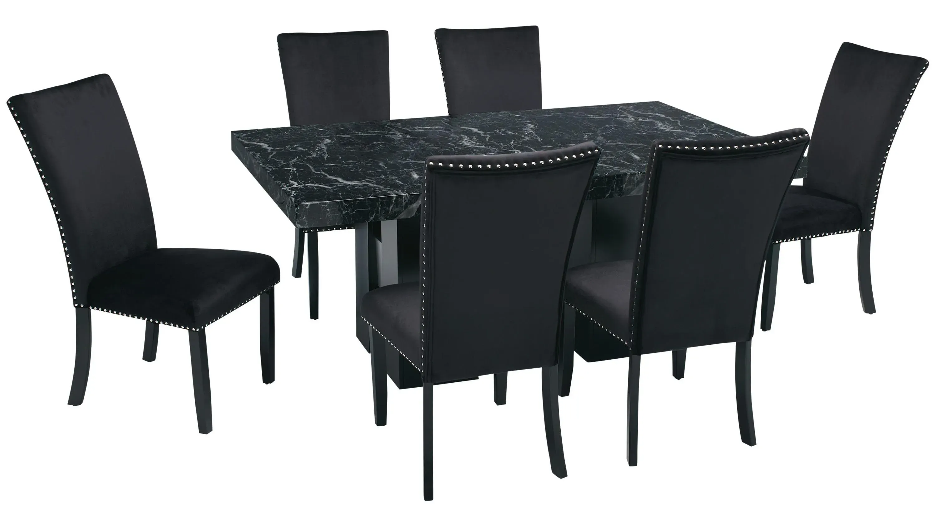 Alaina 7-pc. Dining Set | Raymour & Flanigan