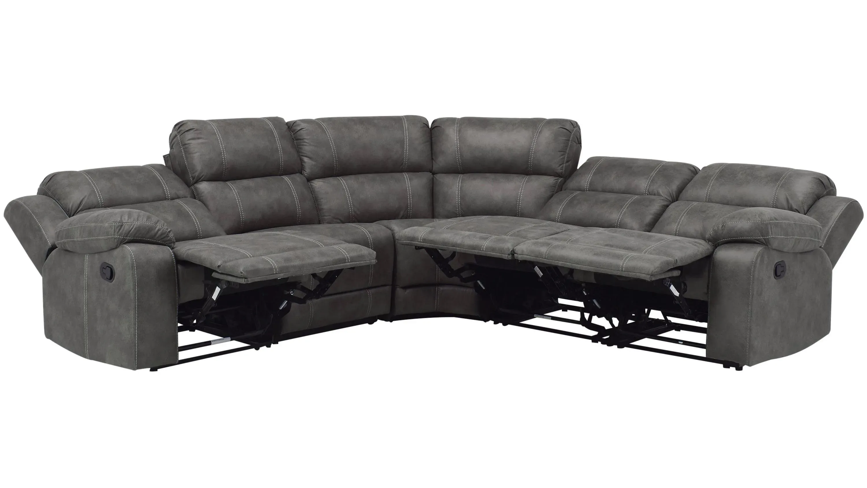 Kerridon Microfiber 5-pc. Reclining Sectional