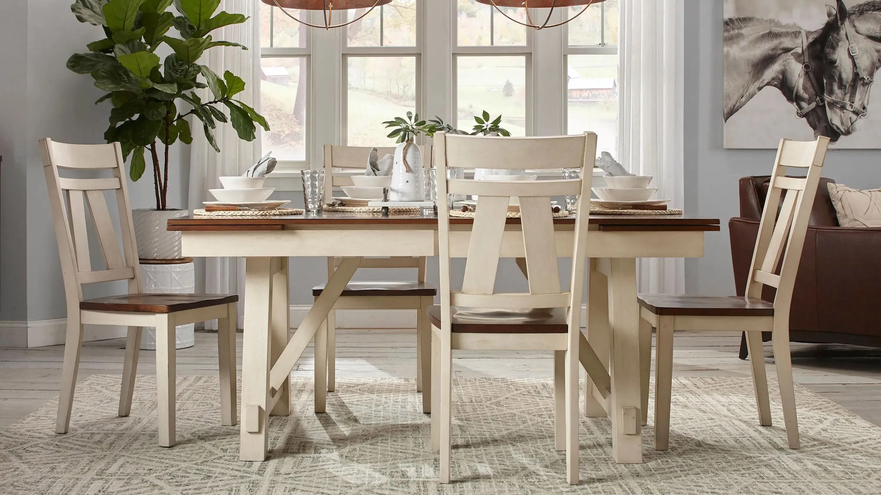 Vista Bay 5-pc. Dining Set | Raymour & Flanigan