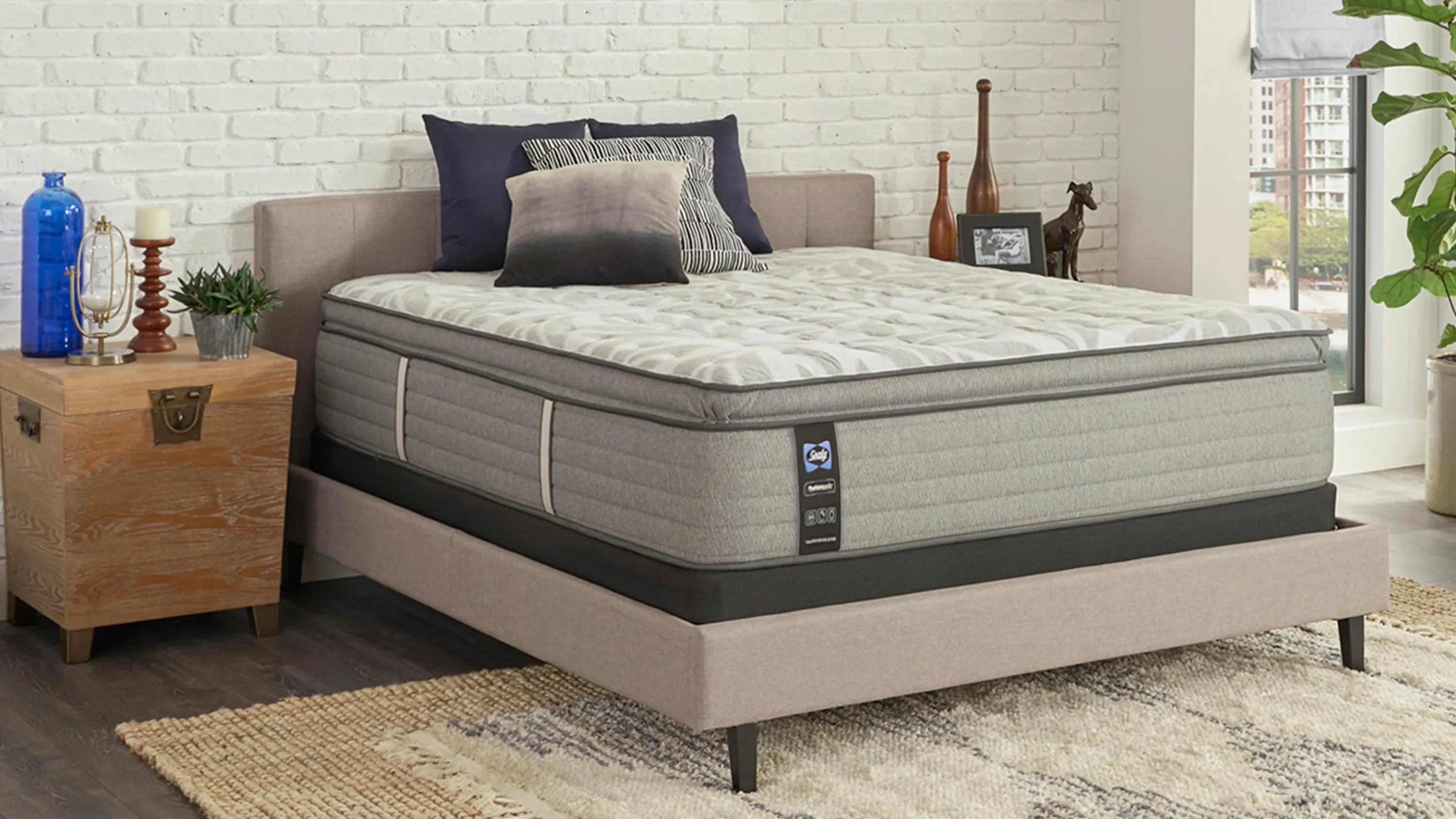 Sealy Posturepedic Mohegan Bluffs Medium Euro Pillow Top Mattress