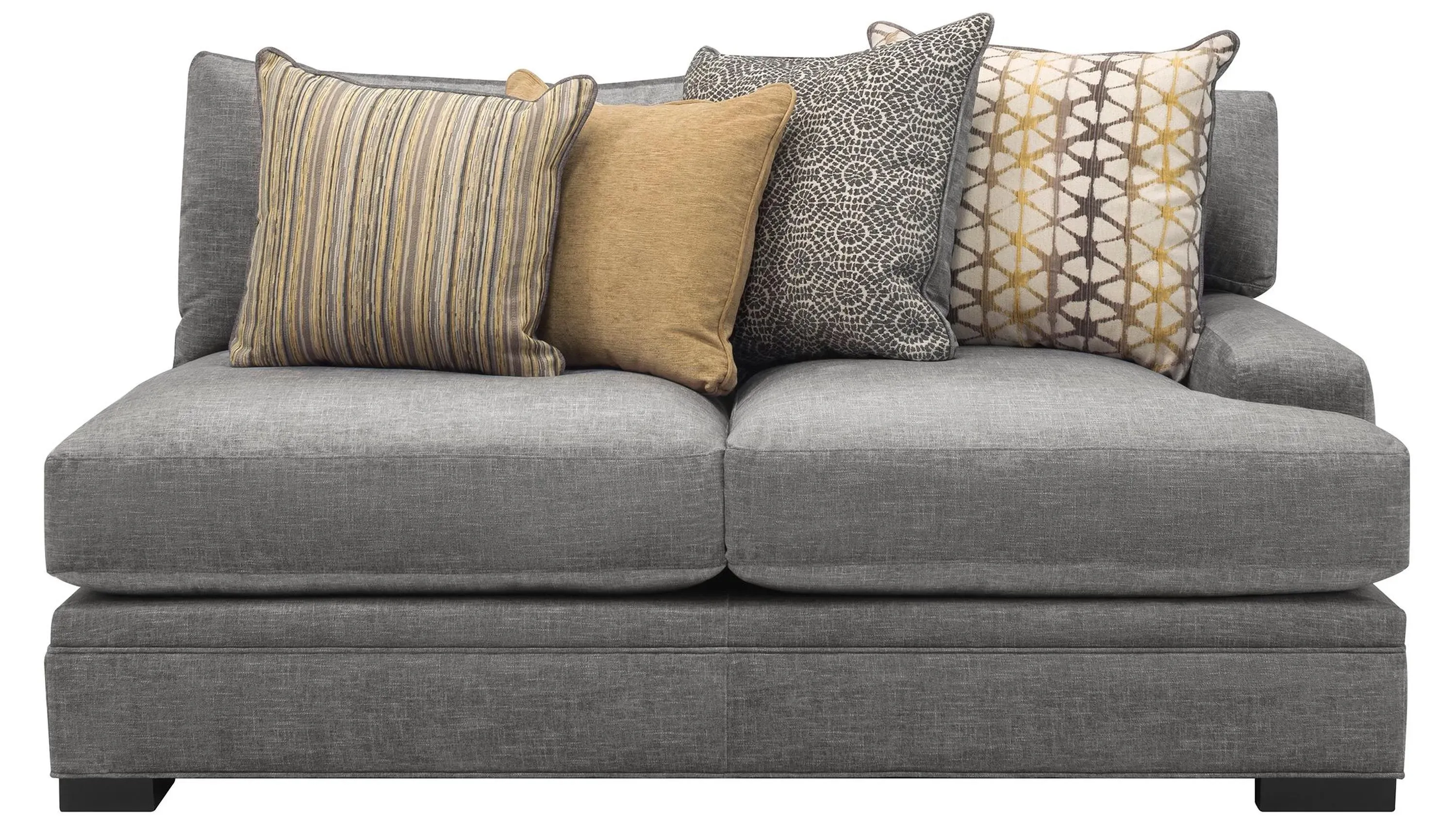 Bayside Microfiber Right Arm Facing Loveseat| Raymour & Flanigan