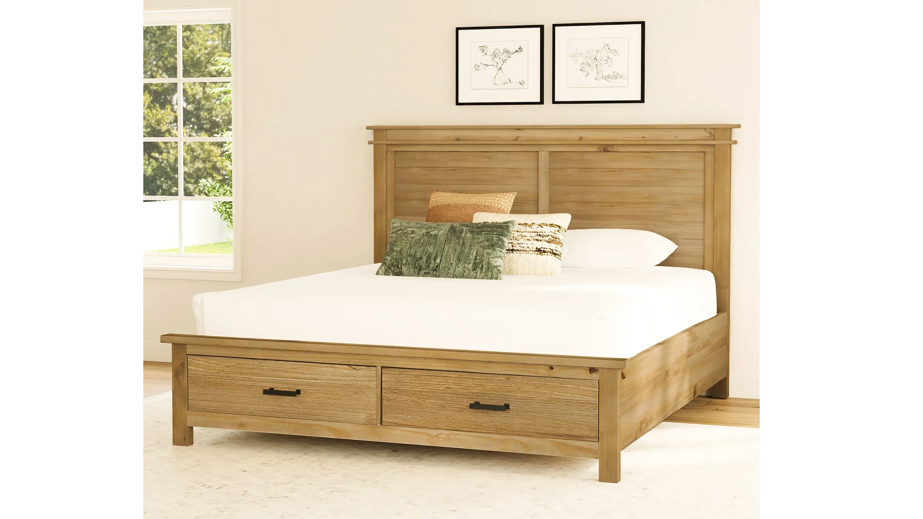 Hempstead Platform Storage Bed