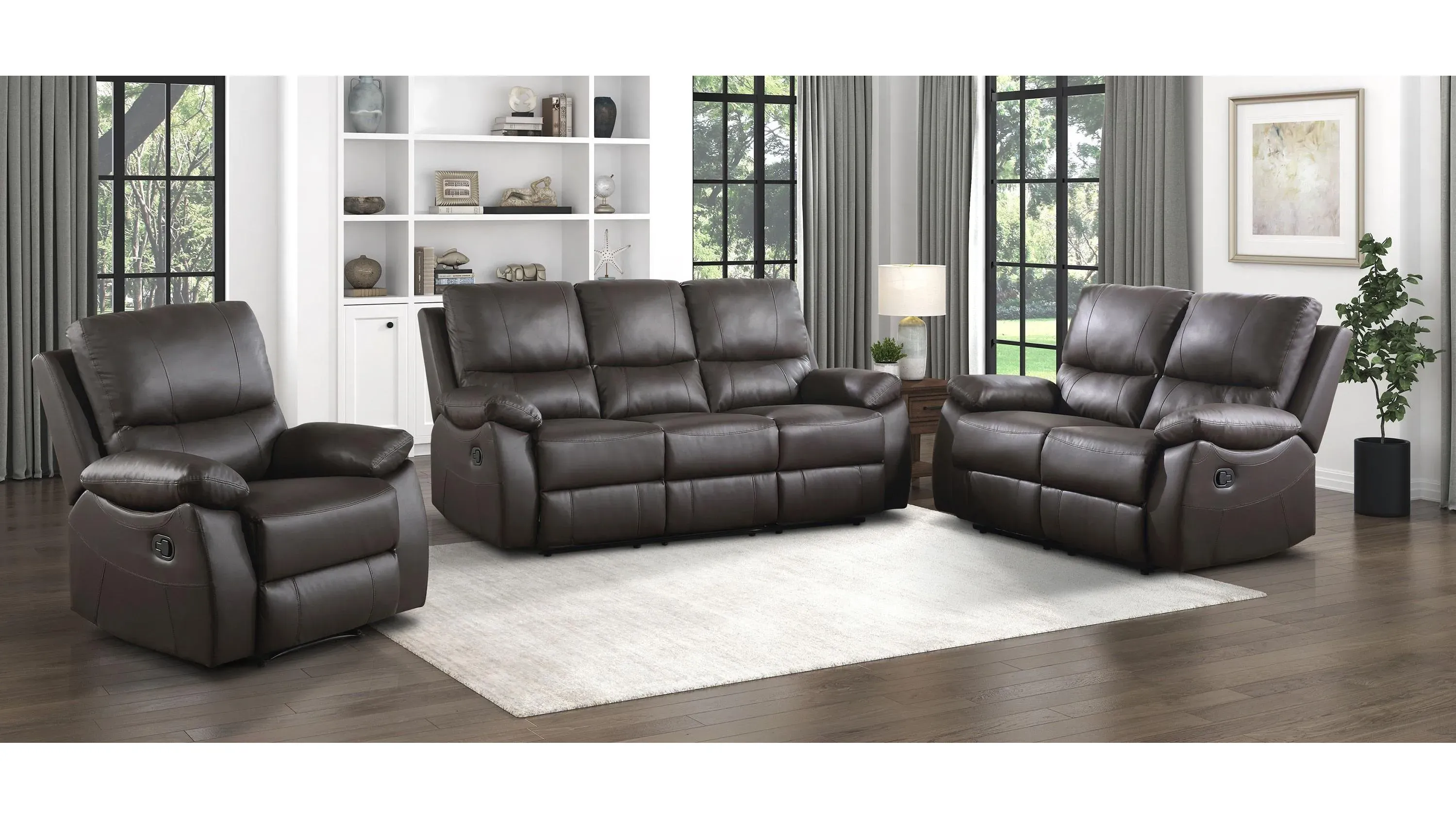 Delara Double Reclining Sofa | Raymour & Flanigan