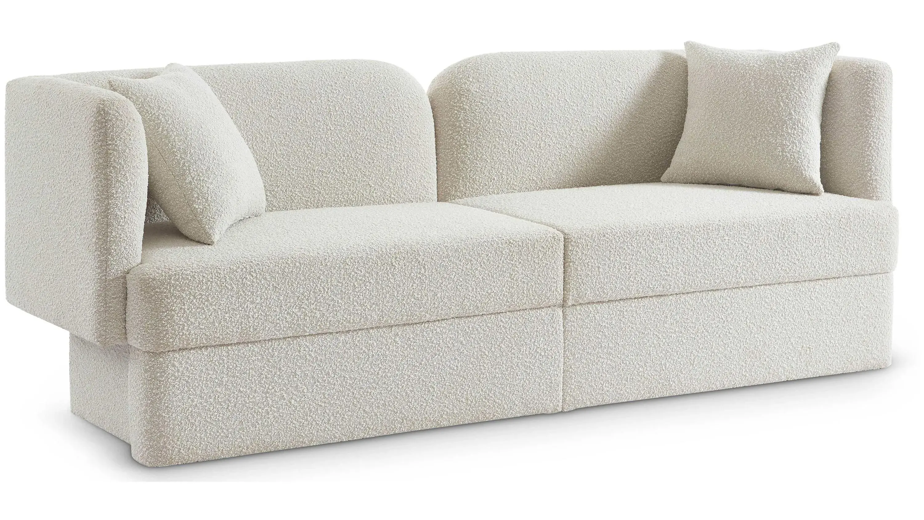 Marcel Boucle Fabric Sofa