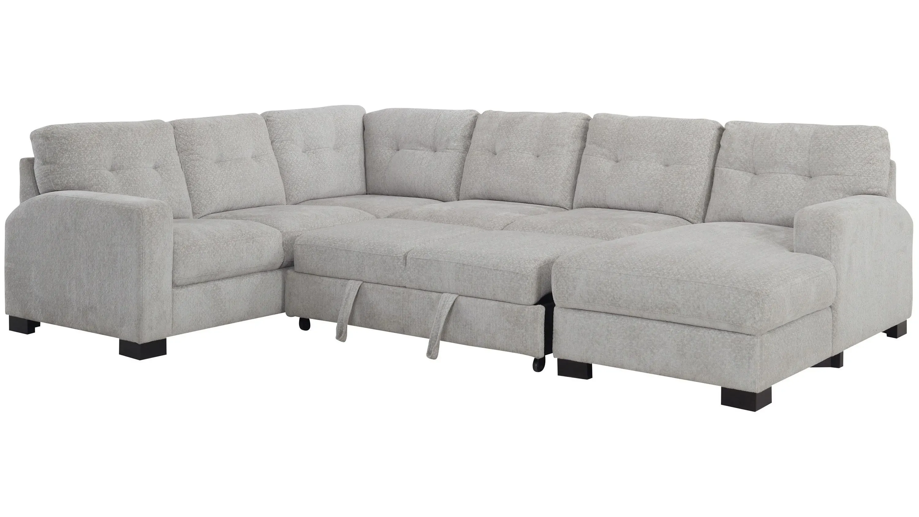 Pierce 4-pc. Sectional w/ Pop Up Sleeper