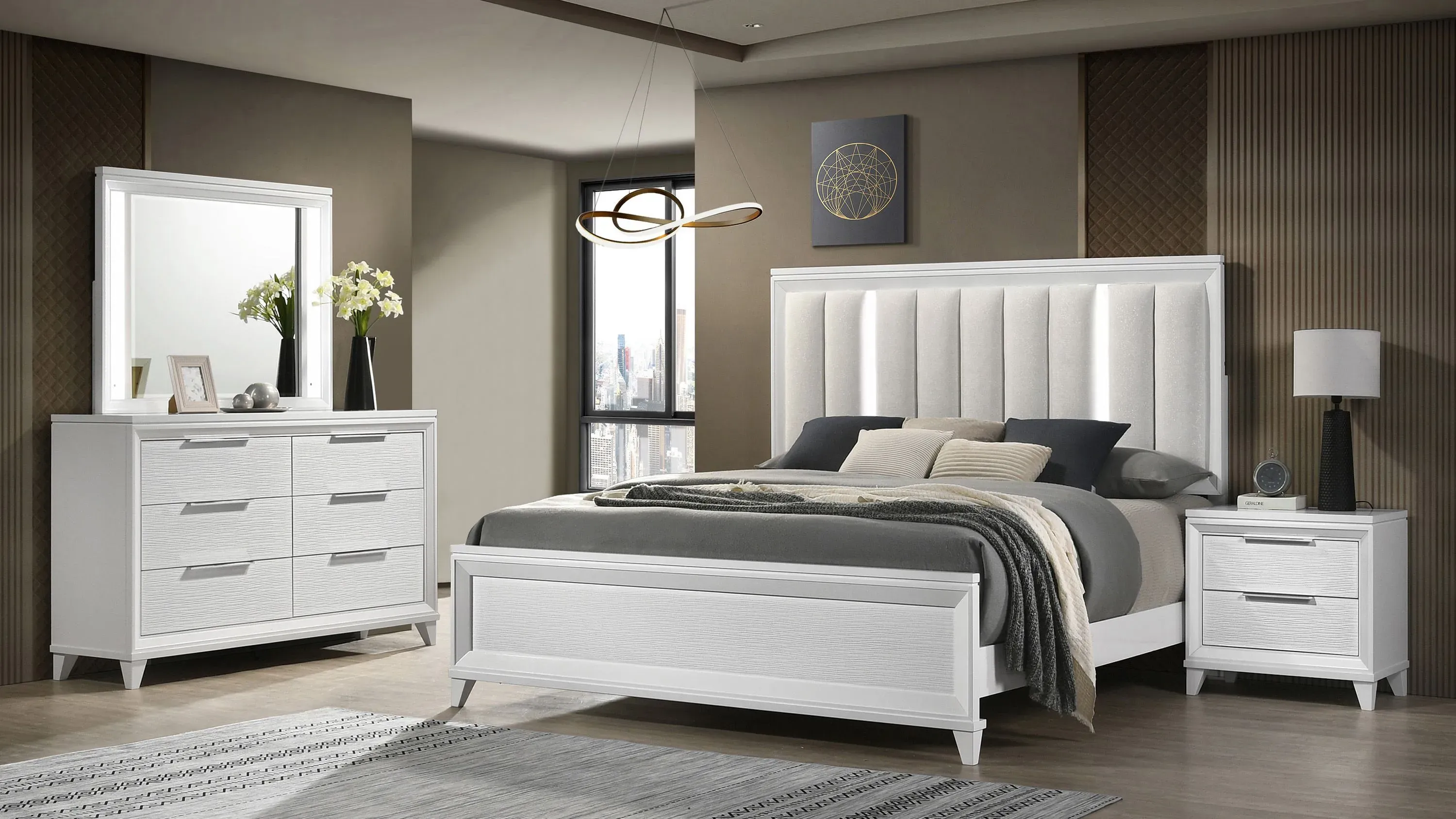 Cressida 4-pc. Bedroom Set | Raymour & Flanigan