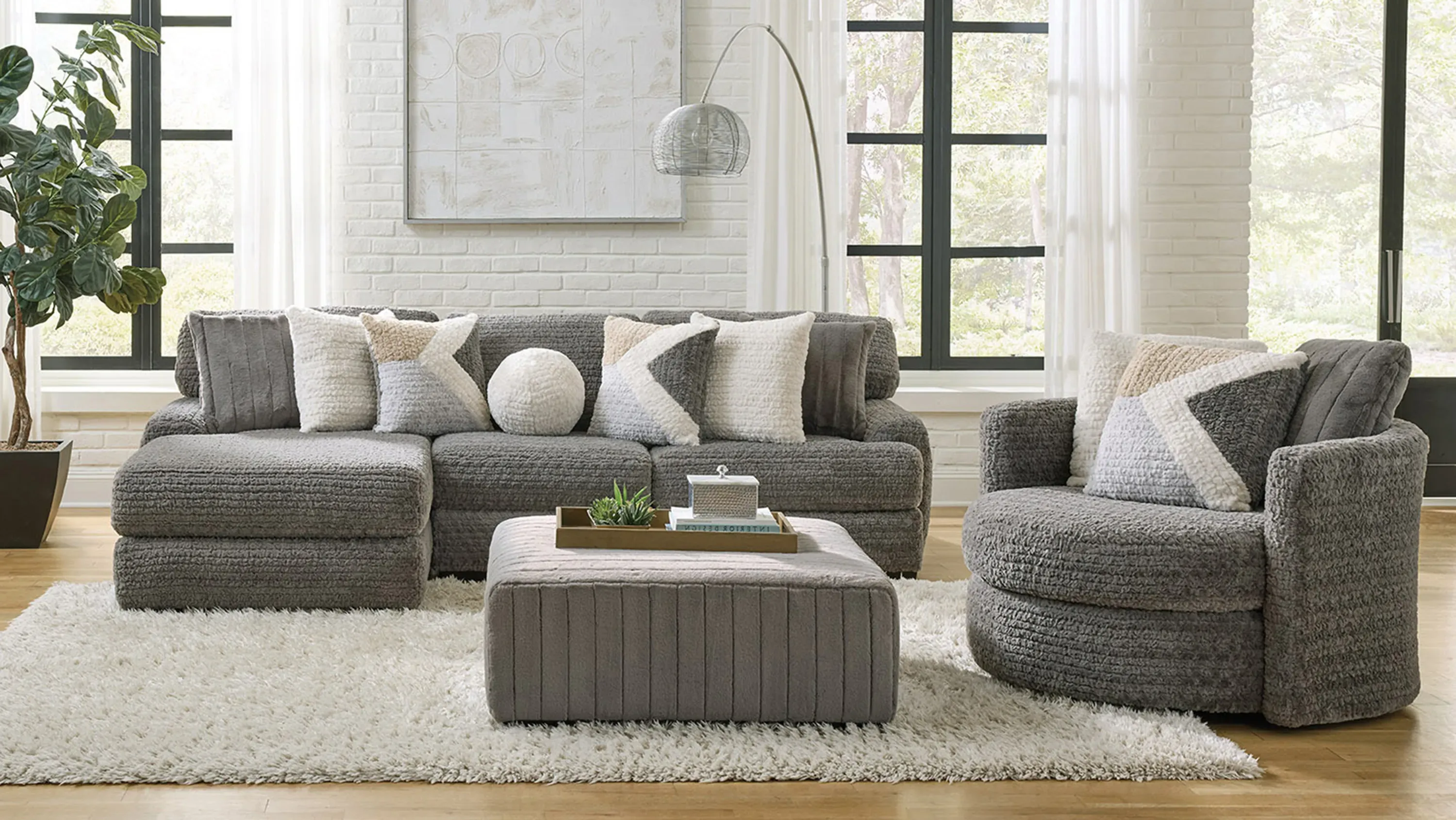 Doodle 2-pc. Sectional | Raymour & Flanigan