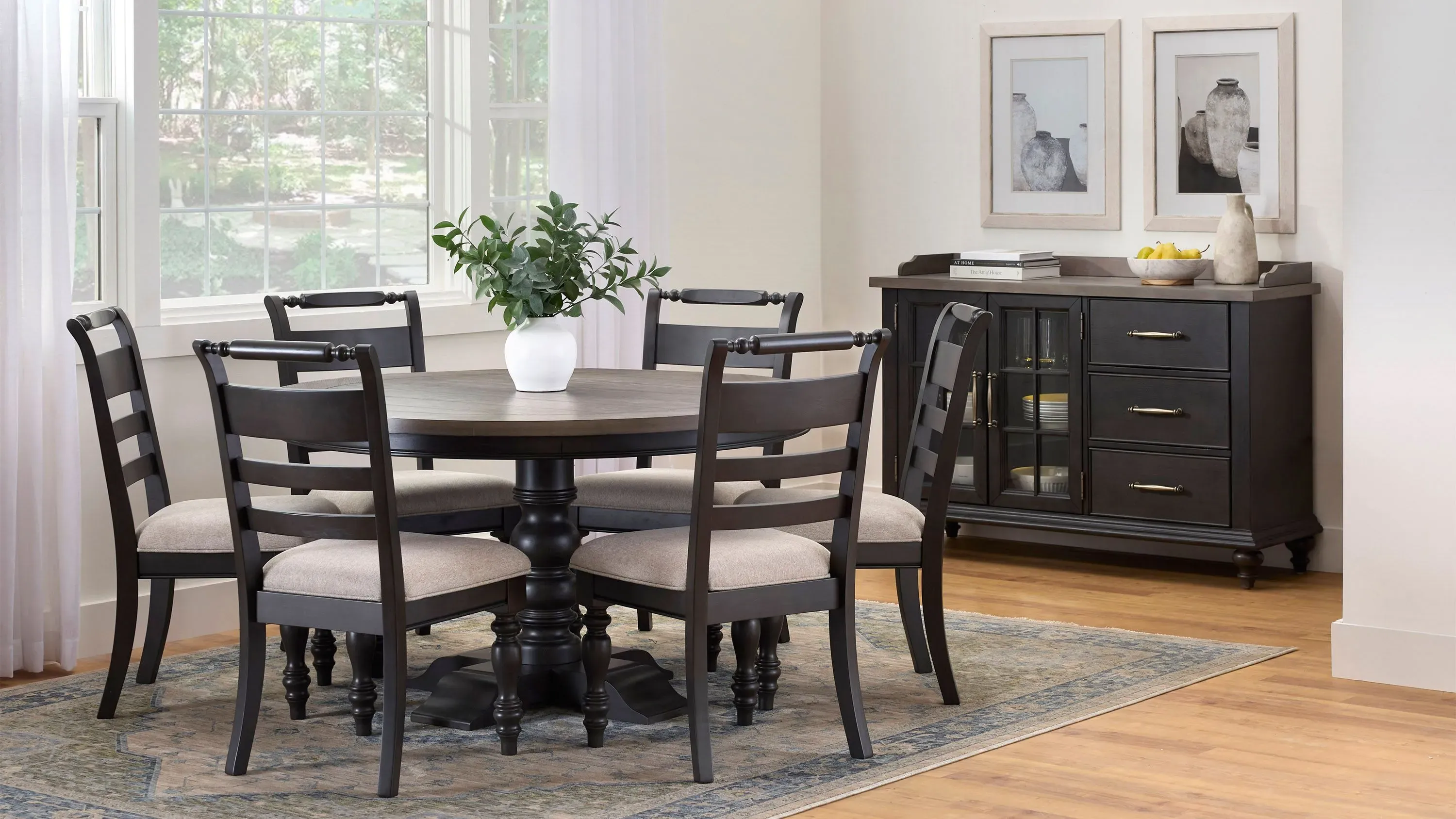Peiffer 7 piece dining set clearance