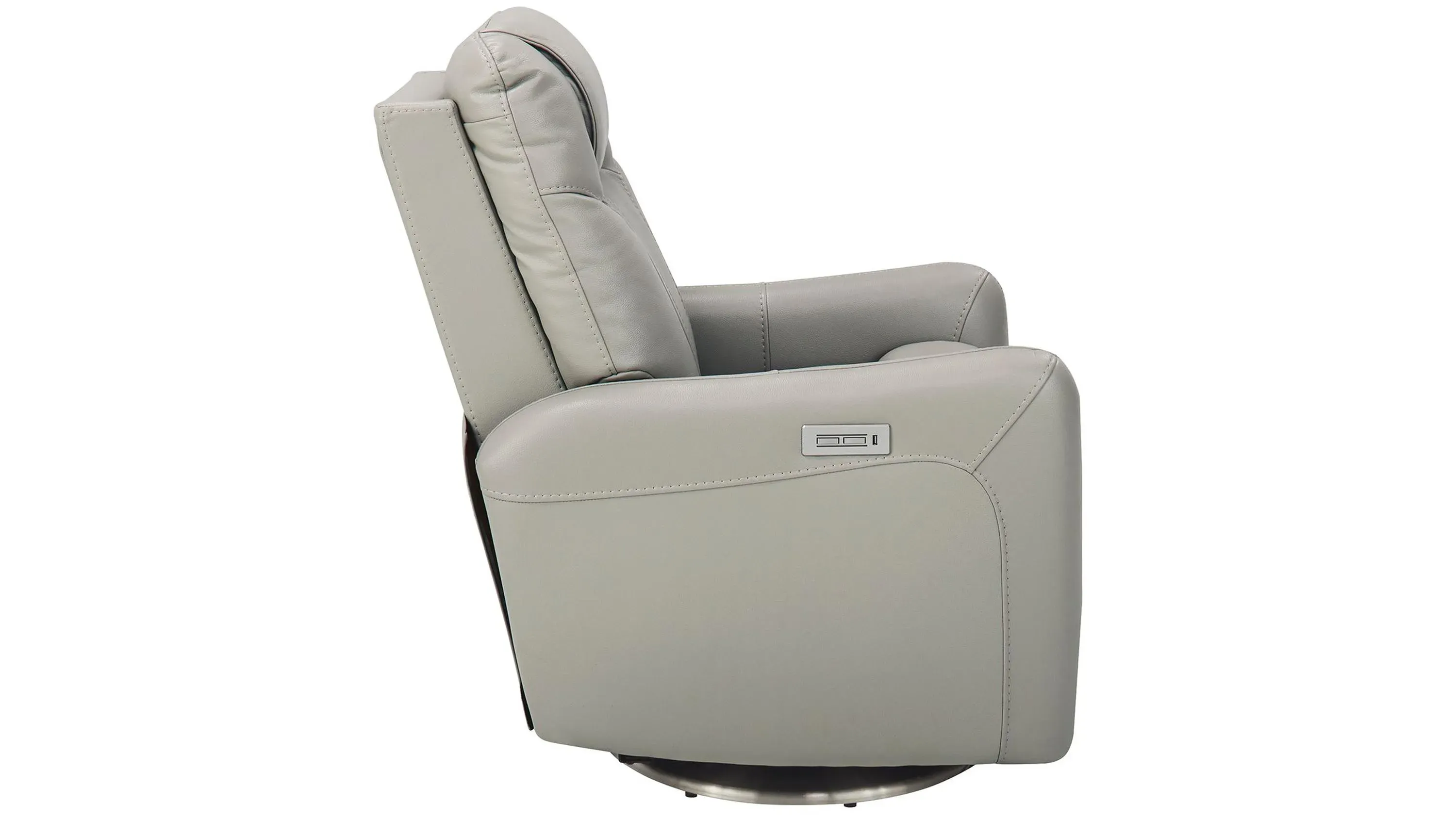 Erickson Power Layflat Swivel Recliner with Power Headrest