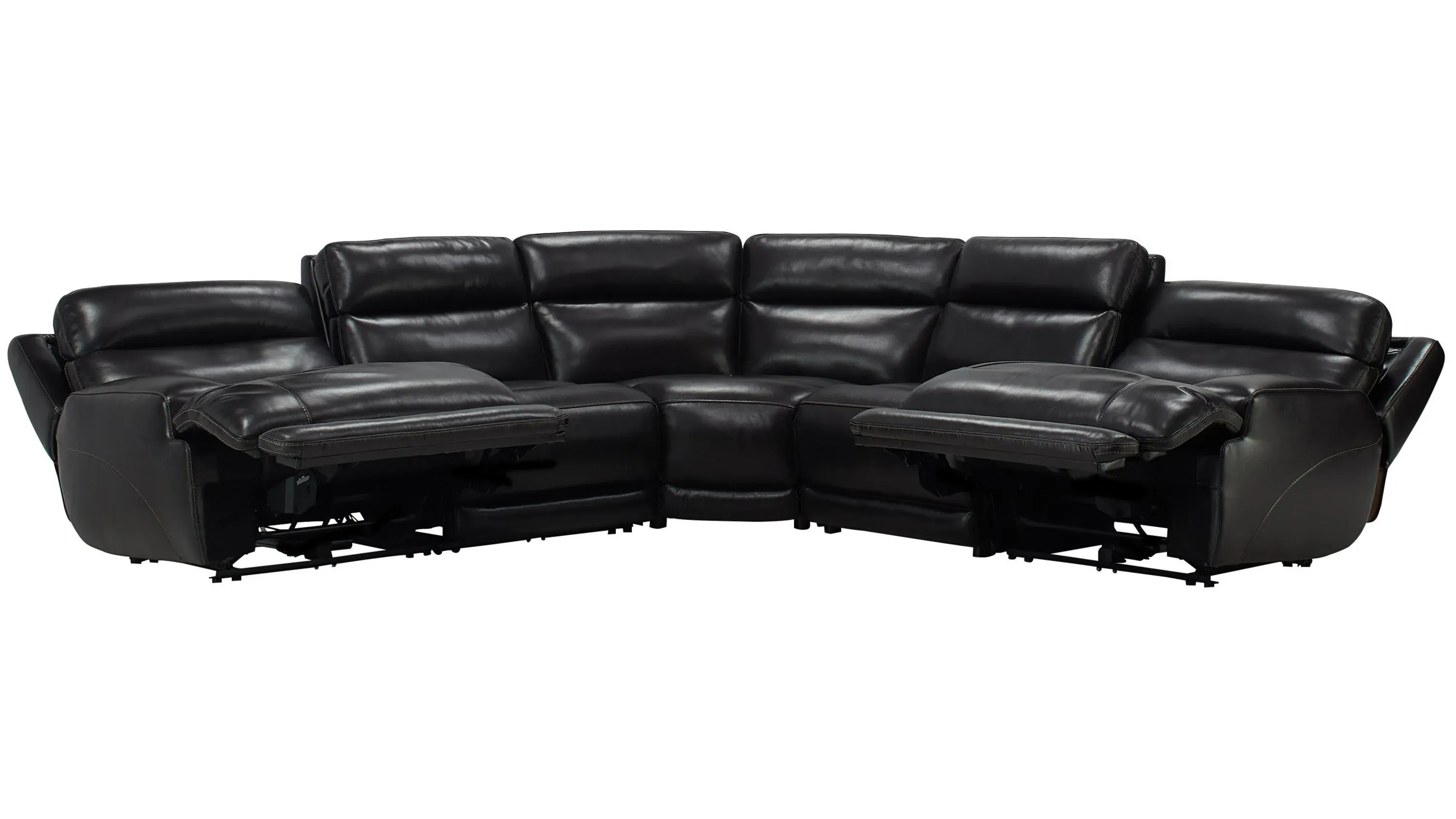 Tompkins Leather 5-pc. Sectional
