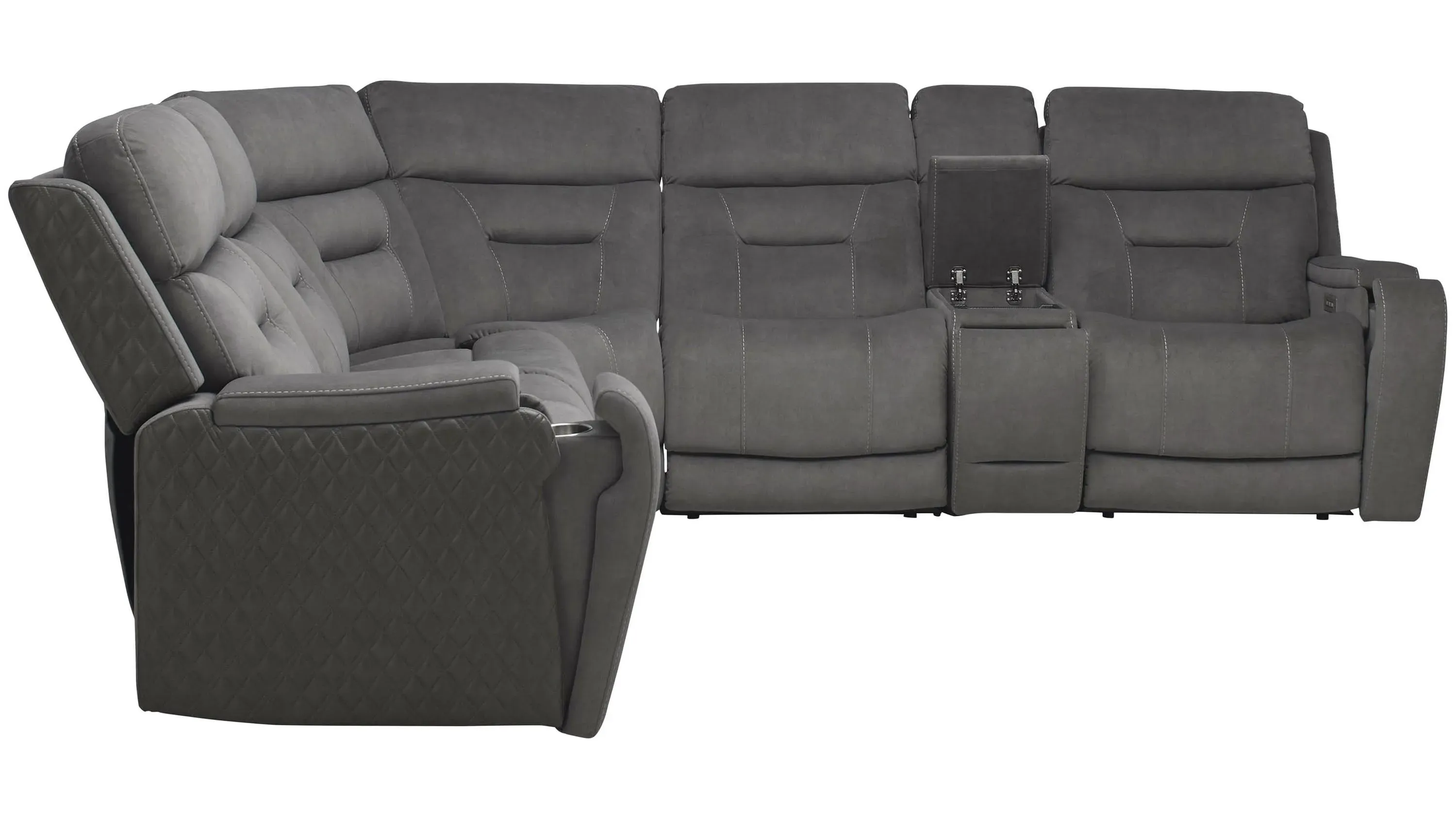Irving 6-pc. Triple Power Sectional | Raymour & Flanigan
