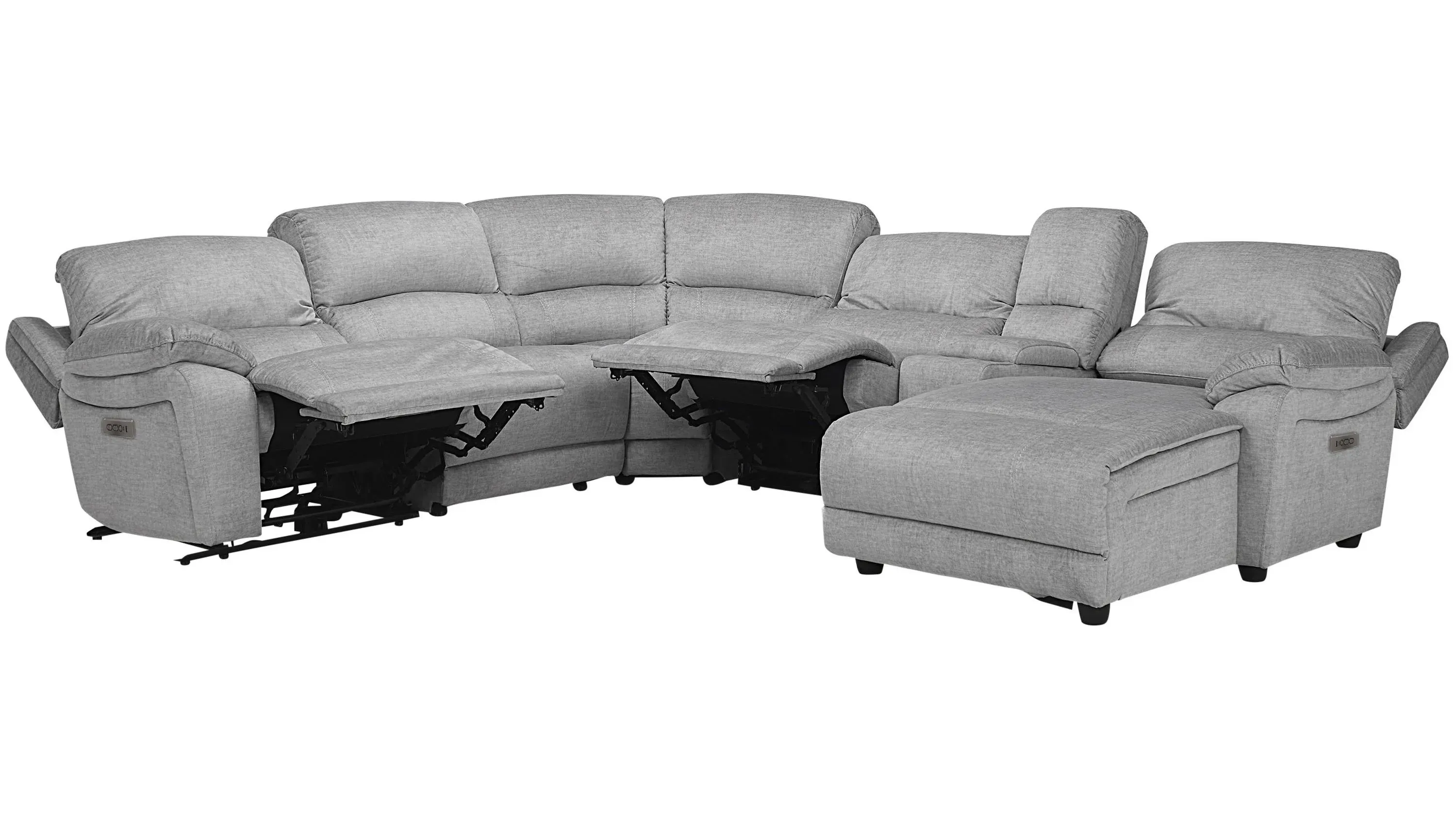 Marley 6-pc. Power Sectional
