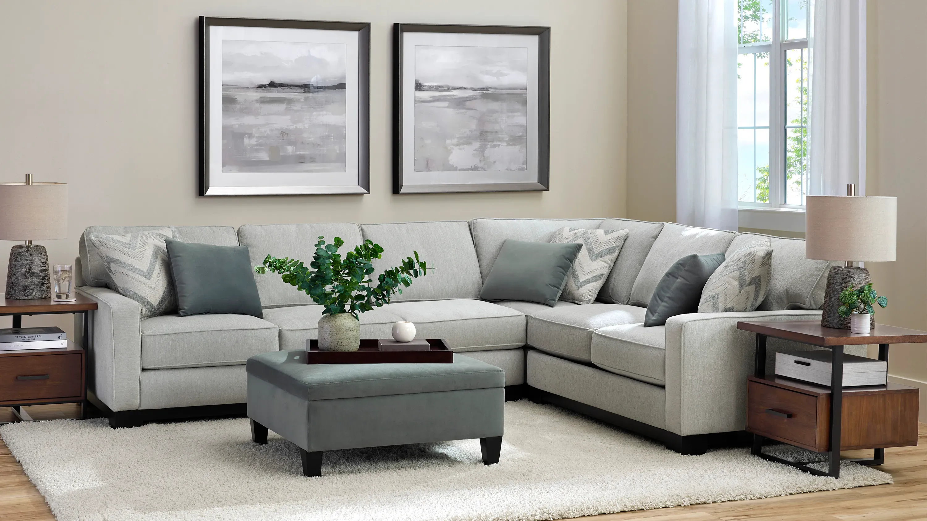 Arlo Armless Loveseat | Raymour & Flanigan