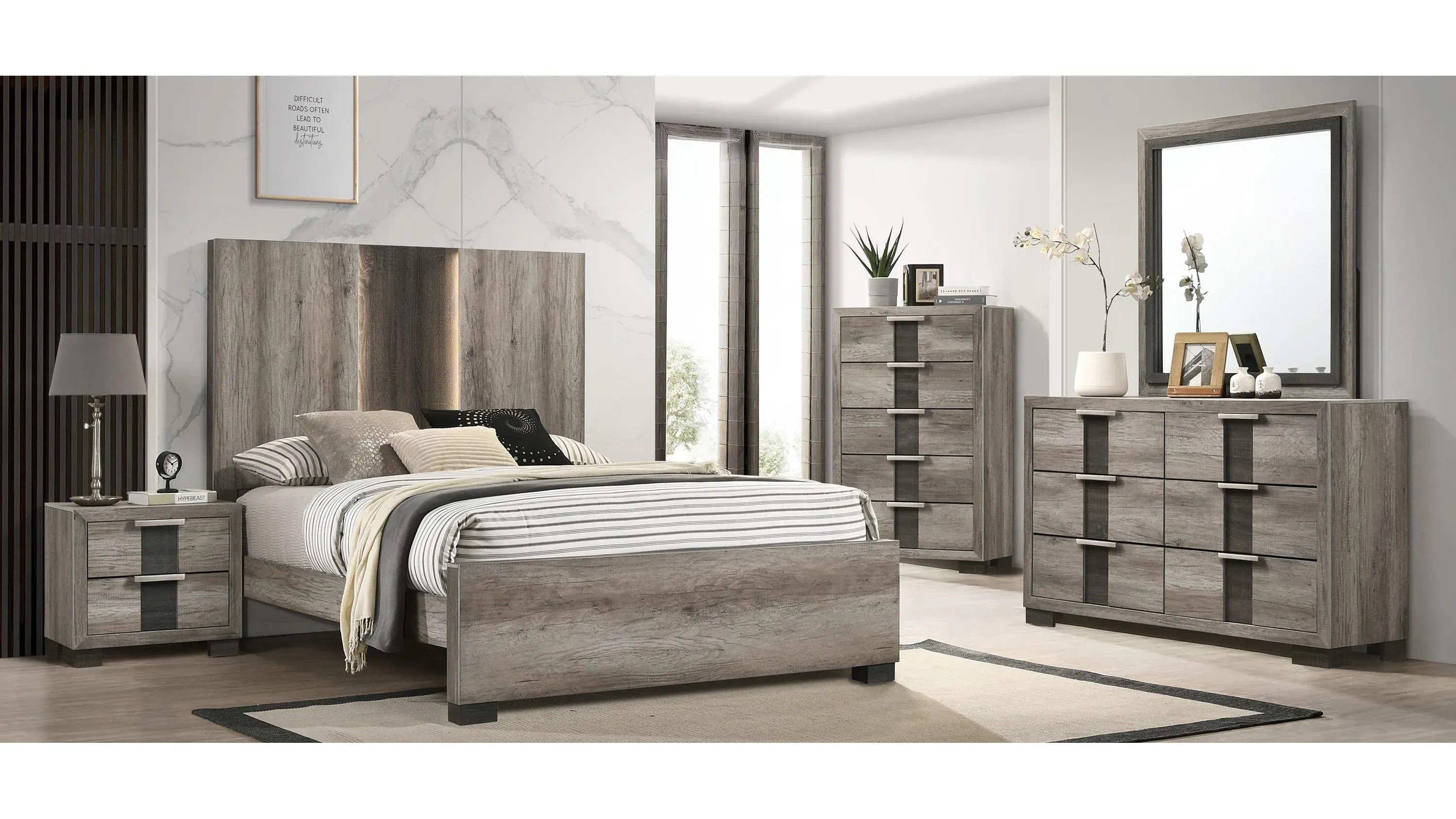 Rangley 5-Pc Queen Bedroom Set | Raymour & Flanigan
