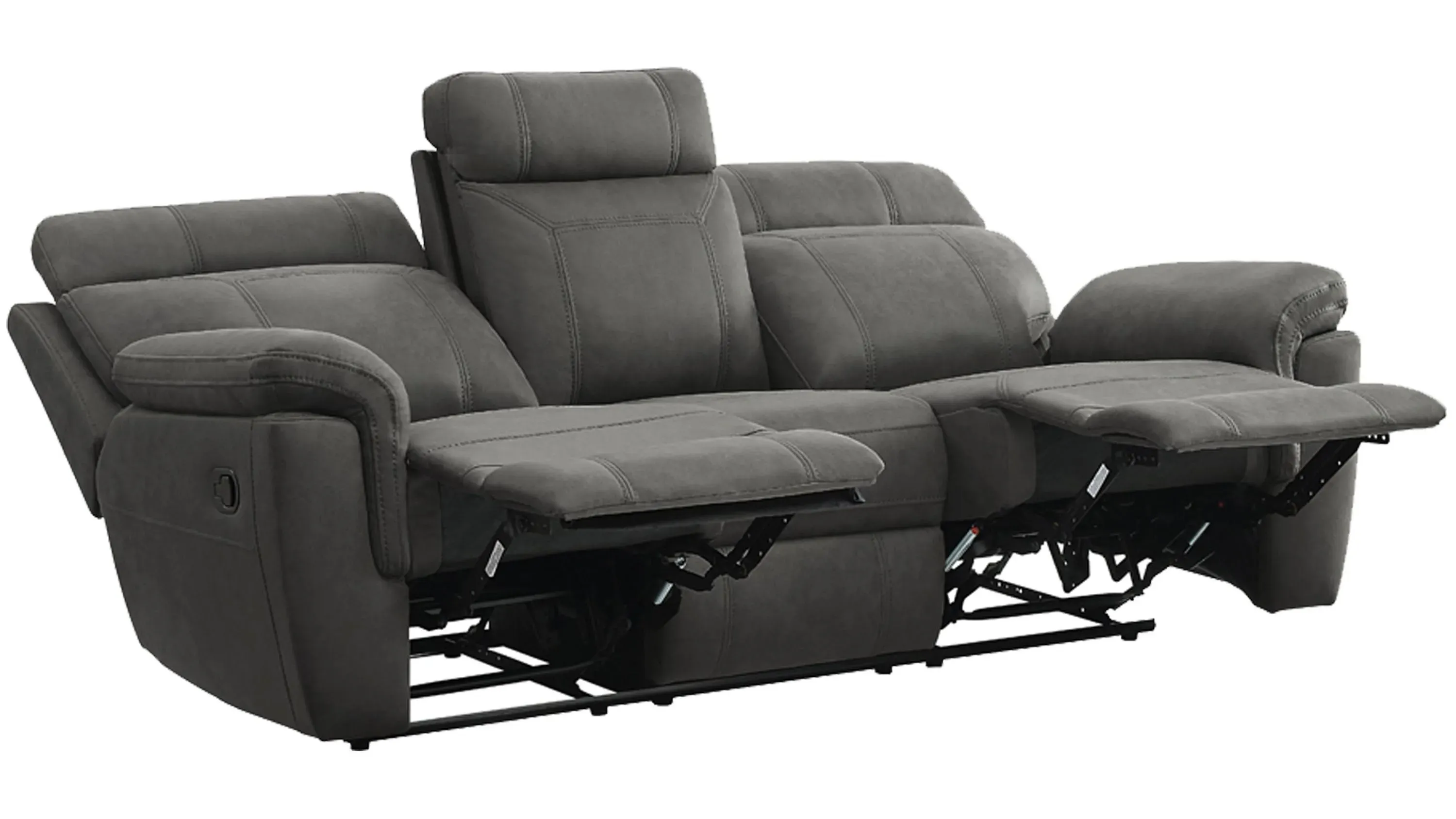 Walter Double Reclining Sofa With Drop-Down Cup Holders