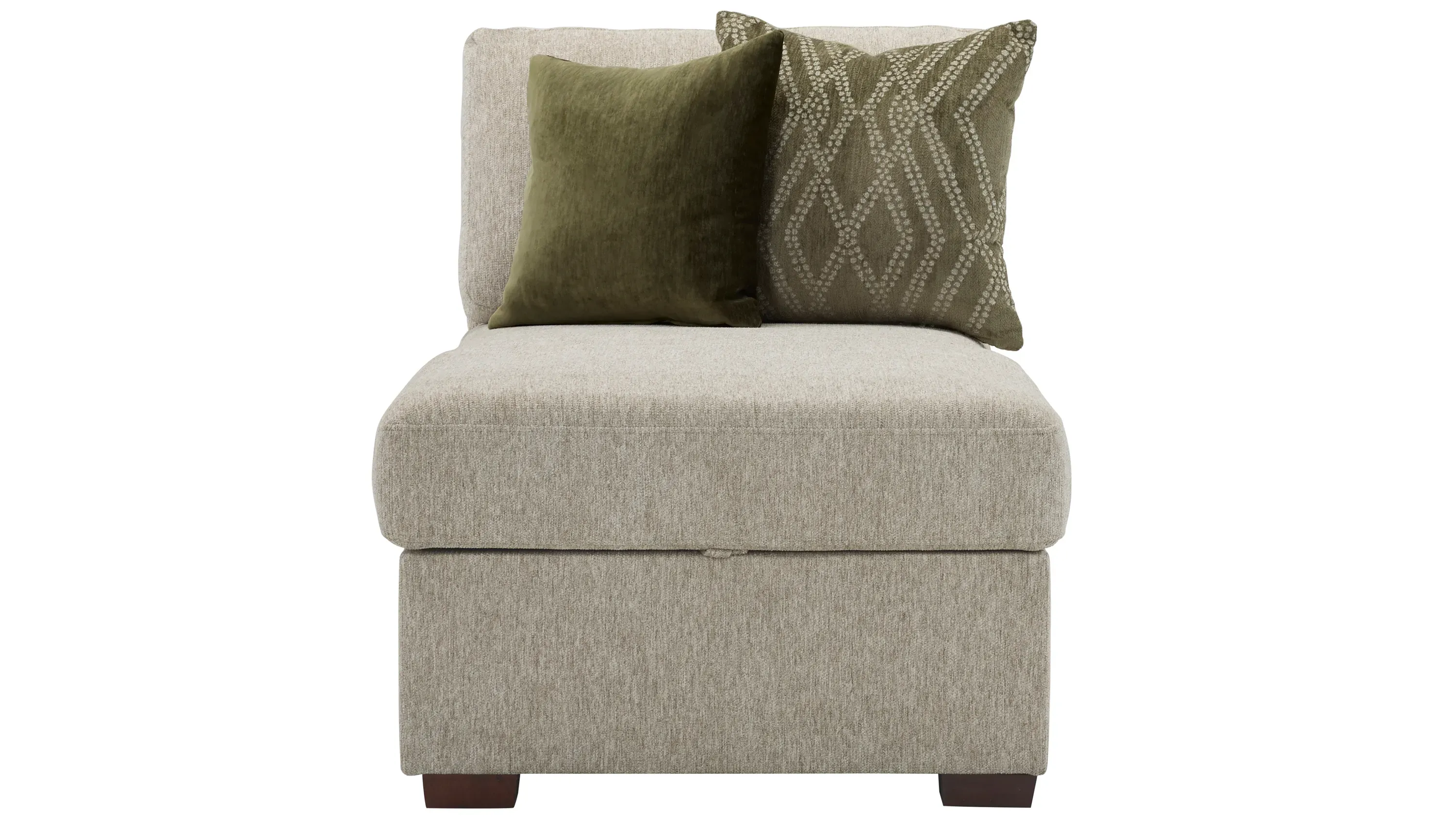 Juniper Armless Klik Klak Chaise w/ Storage | Raymour & Flanigan